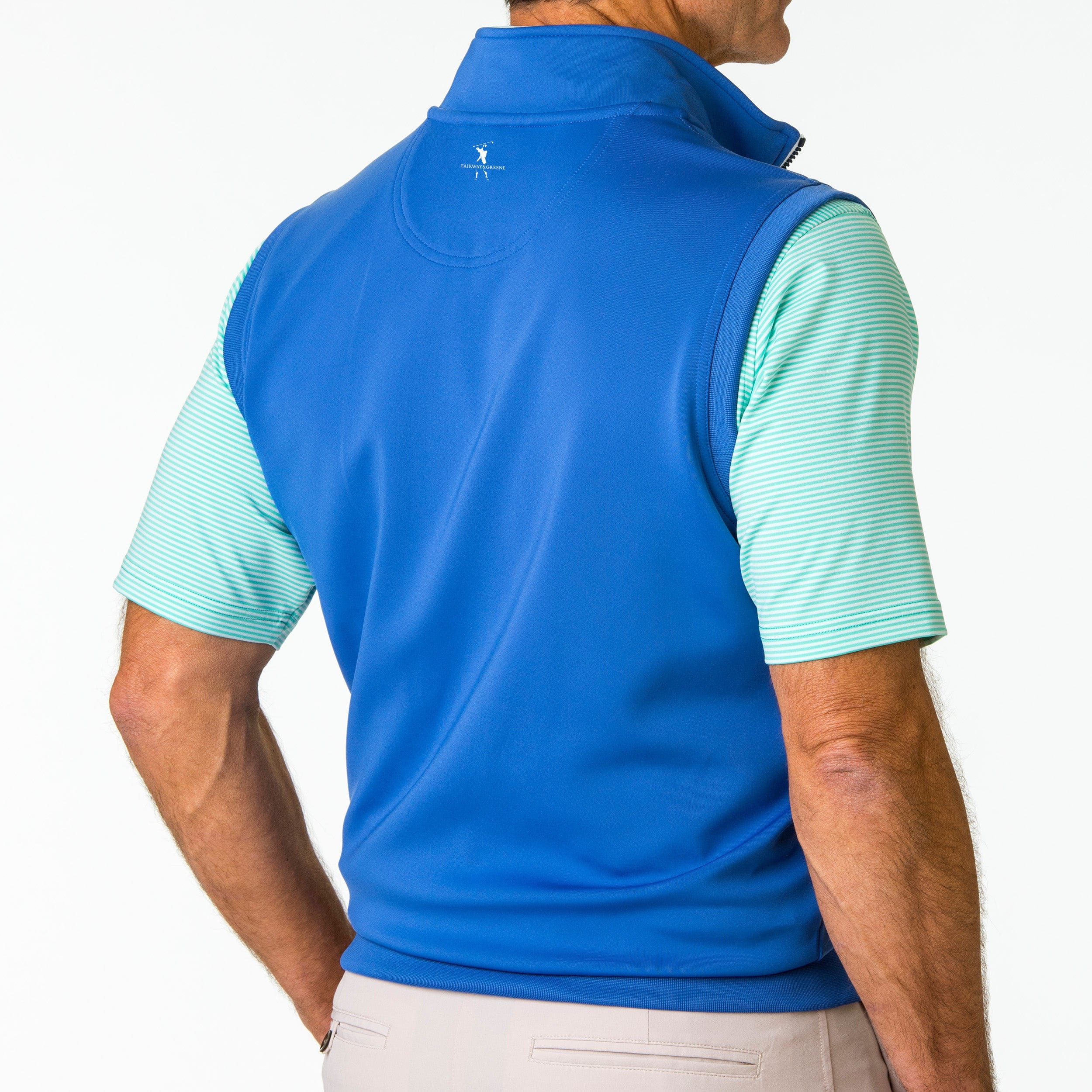 2025 U.S. Open Official Caves Solid Quarter Zip Vest - Men's Lightweight Golf Pullover for Outdoor Sports & Casual Wear