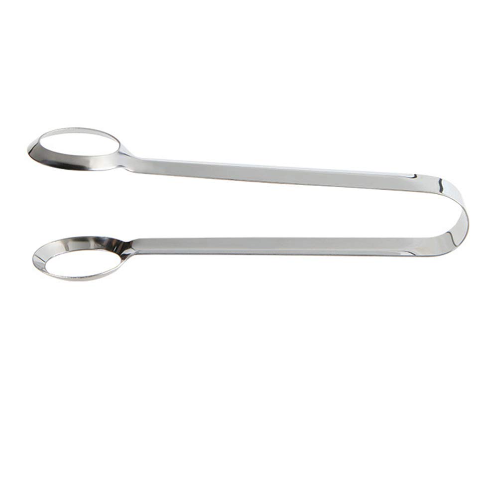 Stainless Steel Kitchen Tongs - 1pc Food Clip for Cooking, Baking, Buffet & Serving - Perfect for Grilling, Salad, BBQ, Bread & Pastry Handling