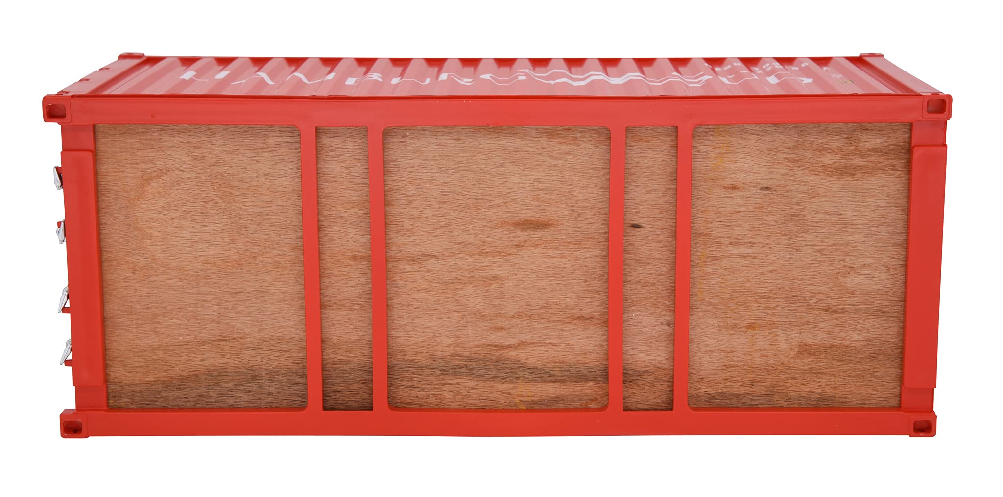 1:20 Scale Hamburg SUD 20GP Shipping Container Model - ABS Resin & Wood Collectible Toy, Home Decor, Gift for Collectors | Perfect for Office Display, Model Train Sets, and Maritime Enthusiasts