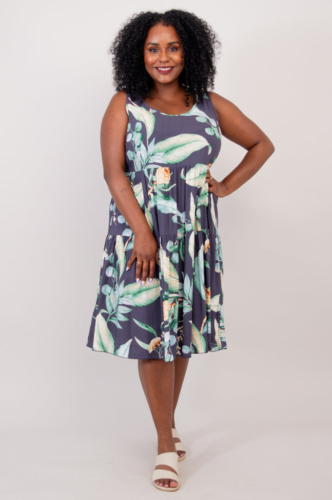 Kayana Women's Dress - Elegant Flowy Summer Dress with Short Sleeves & V-Neck | Perfect for Casual Wear, Beach Vacation, and Date Night Outfits