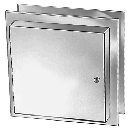 Bradley 9813 Stainless Steel Specimen Pass-Through Cabinet - Secure Medical Sample Transfer for Labs & Hospitals (Wall-Mounted, Bi-Directional Access)