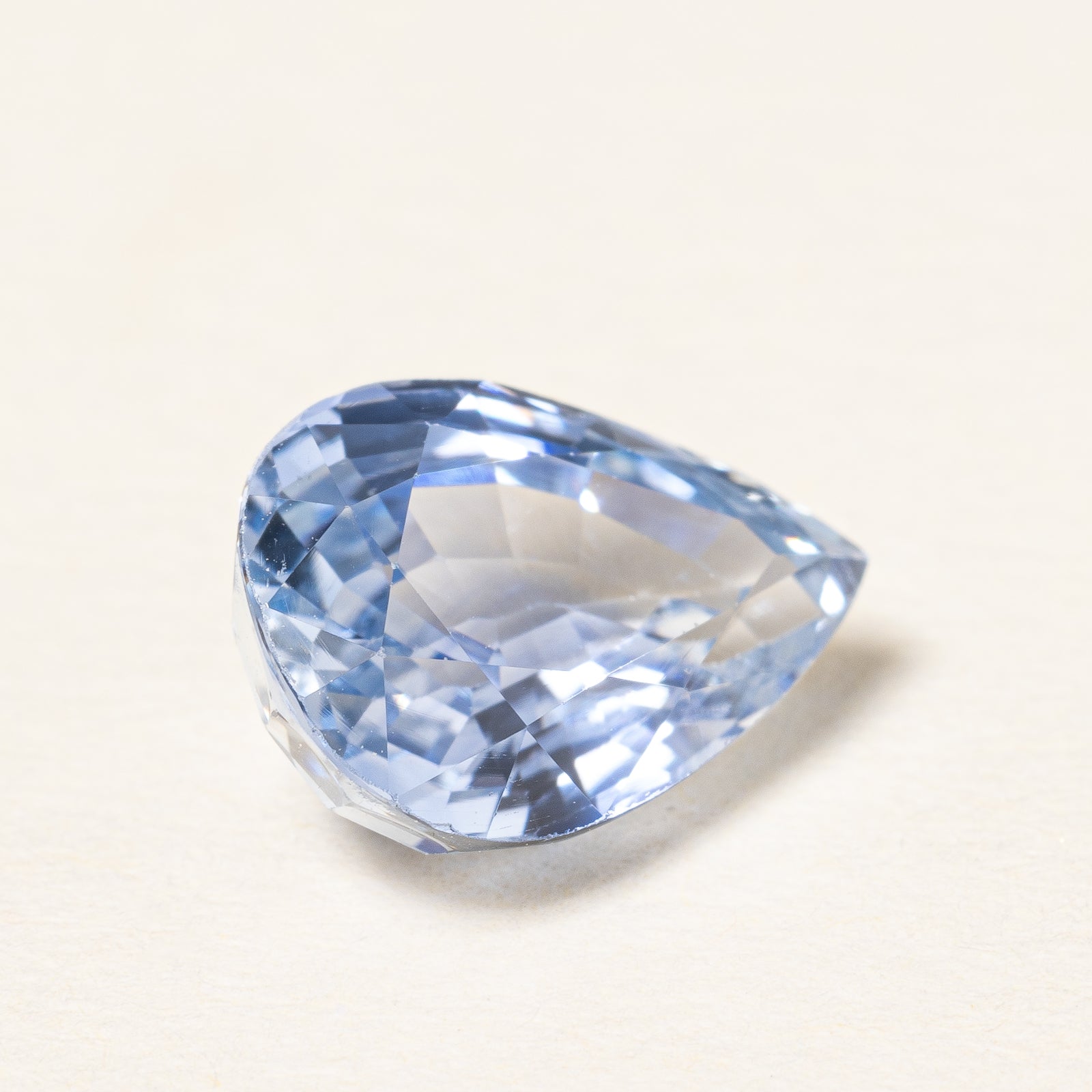 2.86ct Pear Cut Loose Ceylon Sapphire Gemstone - Natural Blue Sapphire for Jewelry Making, Engagement Rings & Fine Collections