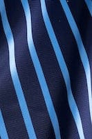 Premium Cavani Navy Stripe Silk Tie Set for Men - Formal Business Necktie & Pocket Square Combo - Perfect for Weddings, Office Meetings & Special Occasions