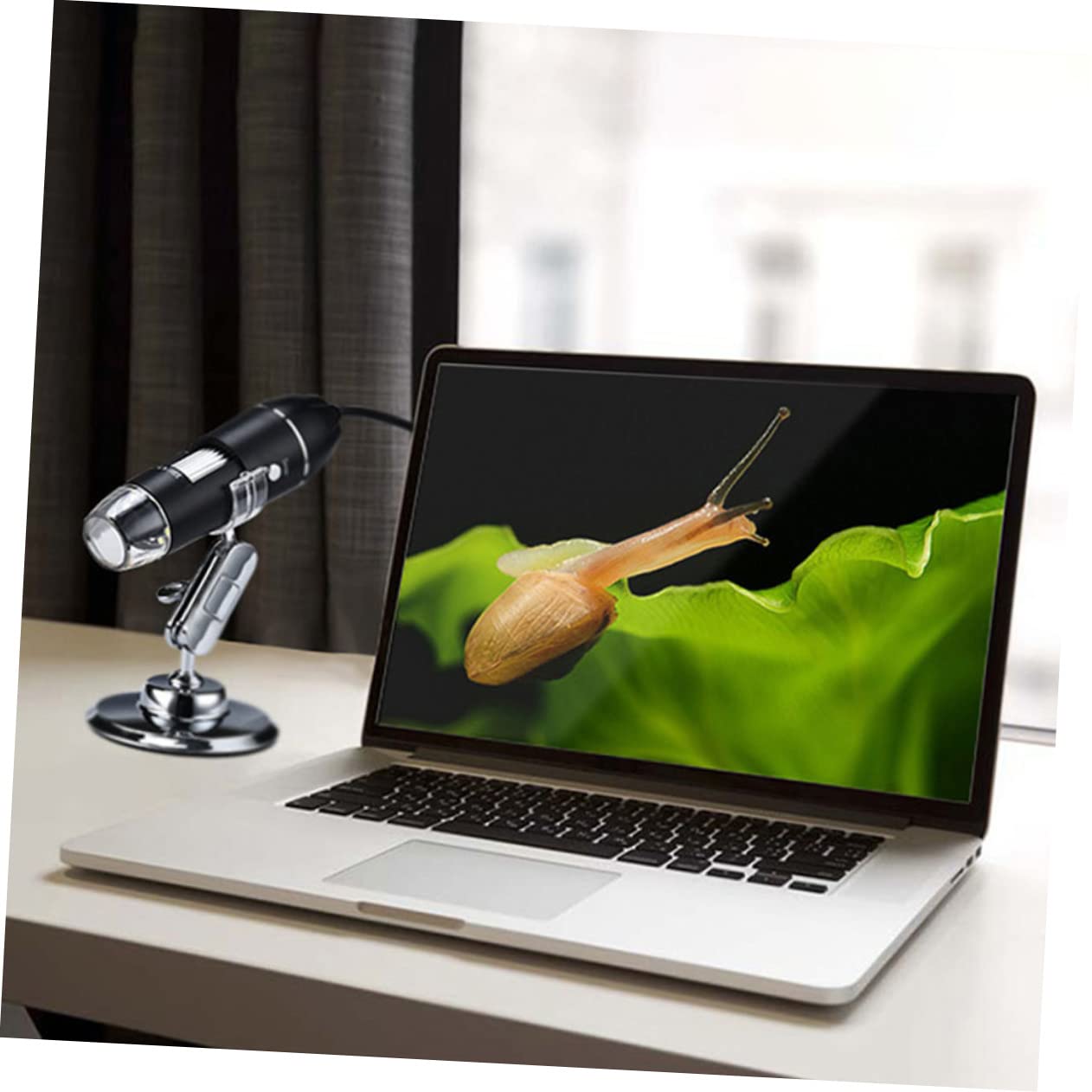 OSALADI 1600X Magnification Digital Microscope - Portable USB Microscope for Electronics Repair, Jewelry Inspection, Coin Collecting & Science Education | Easy to Use with Adjustable LED Lights | Perfect for Hobbyists, Students & Professionals