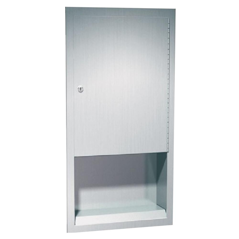 ASI 0452 9 Surface Mount Paper Towel Dispenser - Satin Finish for Restrooms, Kitchens & Commercial Use