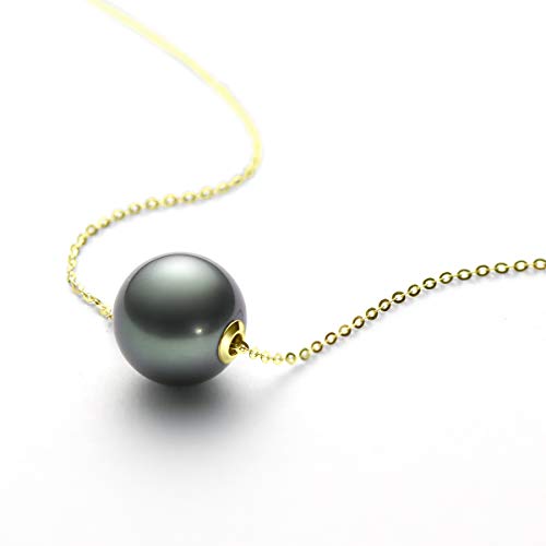 18k Gold Pendant Yellow Sterling Silver Chain