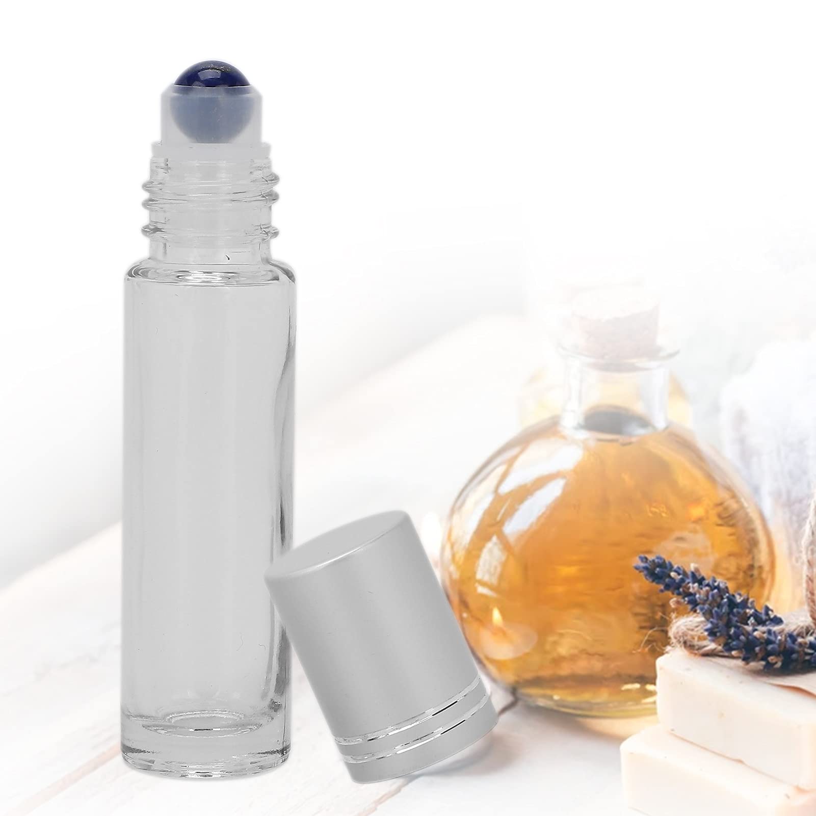 **Premium Leak-Proof Essential Oil Bottles – BPA-Free, Non-Toxic, Transparent Glass for DIY Aromatherapy, Perfume & Homemade Oil – Perfect for Travel, Gifts & Spa Use**