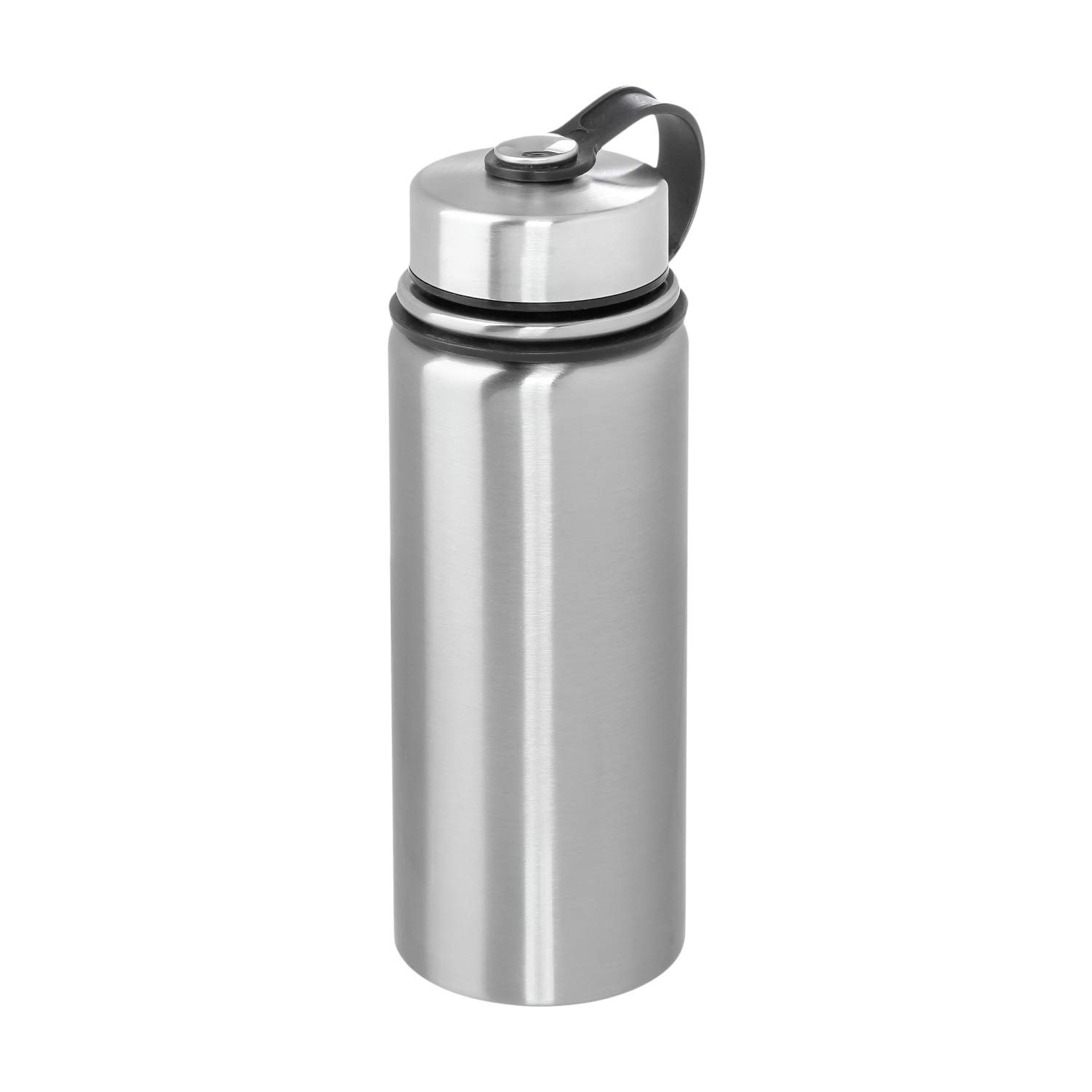 Thirsty Rhino Spectra 20 oz Double Walled Vacuum Insulated Stainless Steel Water Bottle - Wide Mouth Thermo Flask, Silver (12 Pack) - Perfect for Gym, Hiking, Office & Outdoor Activities