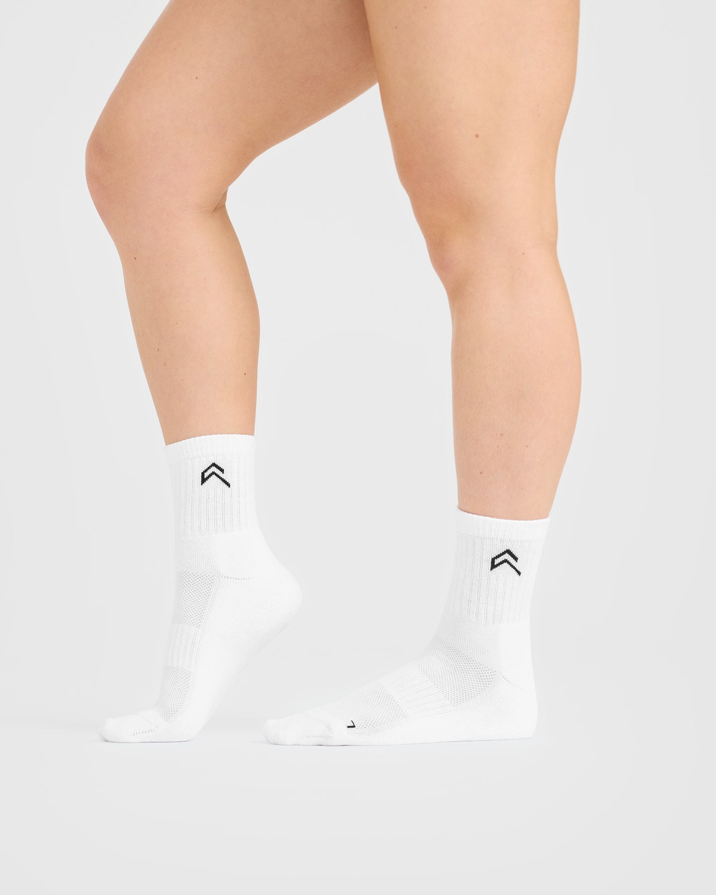 Premium 5-Pack Mid Crew Socks for Men & Women - Grey, White, Black | Comfortable Everyday Casual & Athletic Socks for Work, Gym & Outdoor Activities