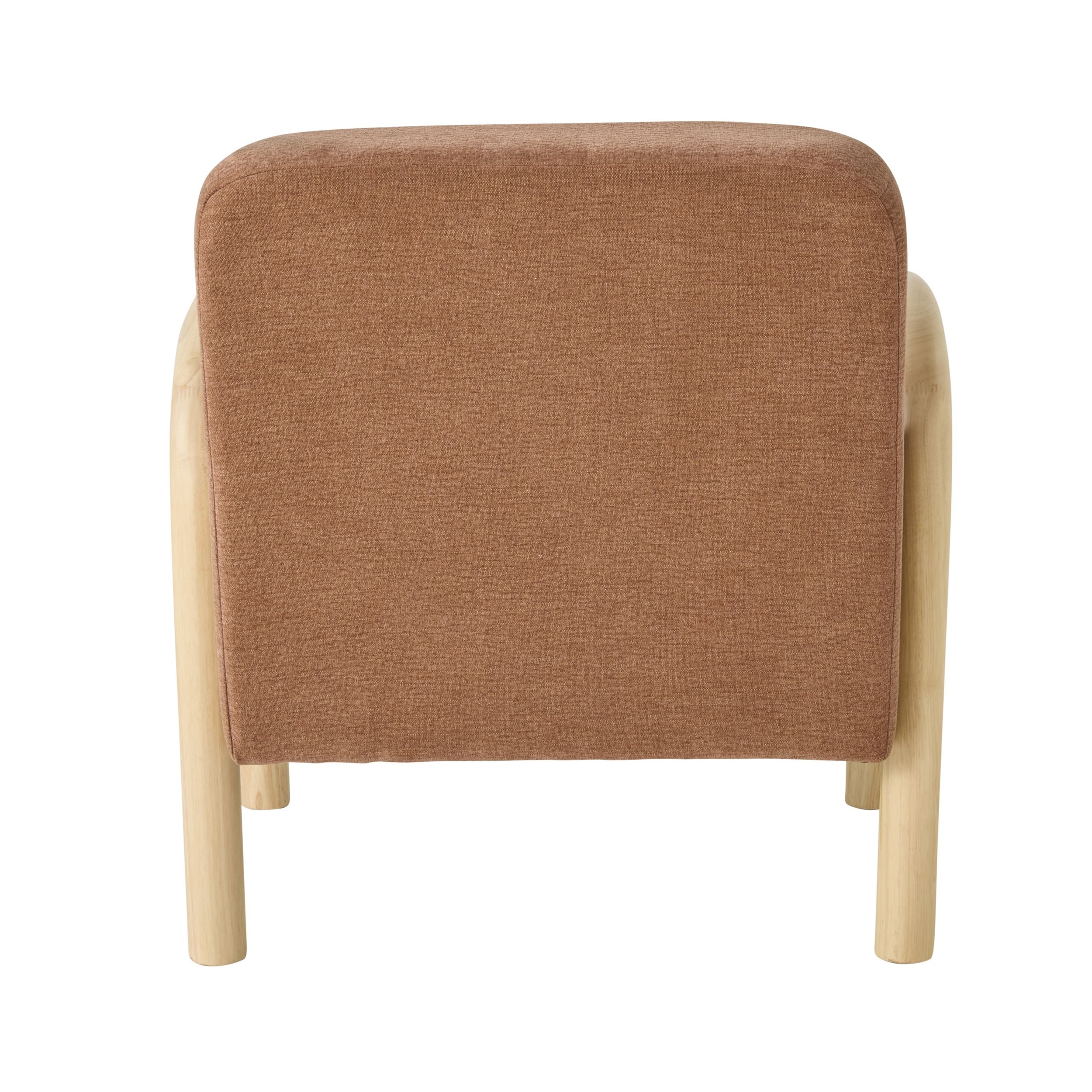 Aston Occasional Chair in Patina Brown - Stylish Accent Chair for Living Room, Bedroom, or Office - Perfect for Reading, Relaxing, and Extra Seating