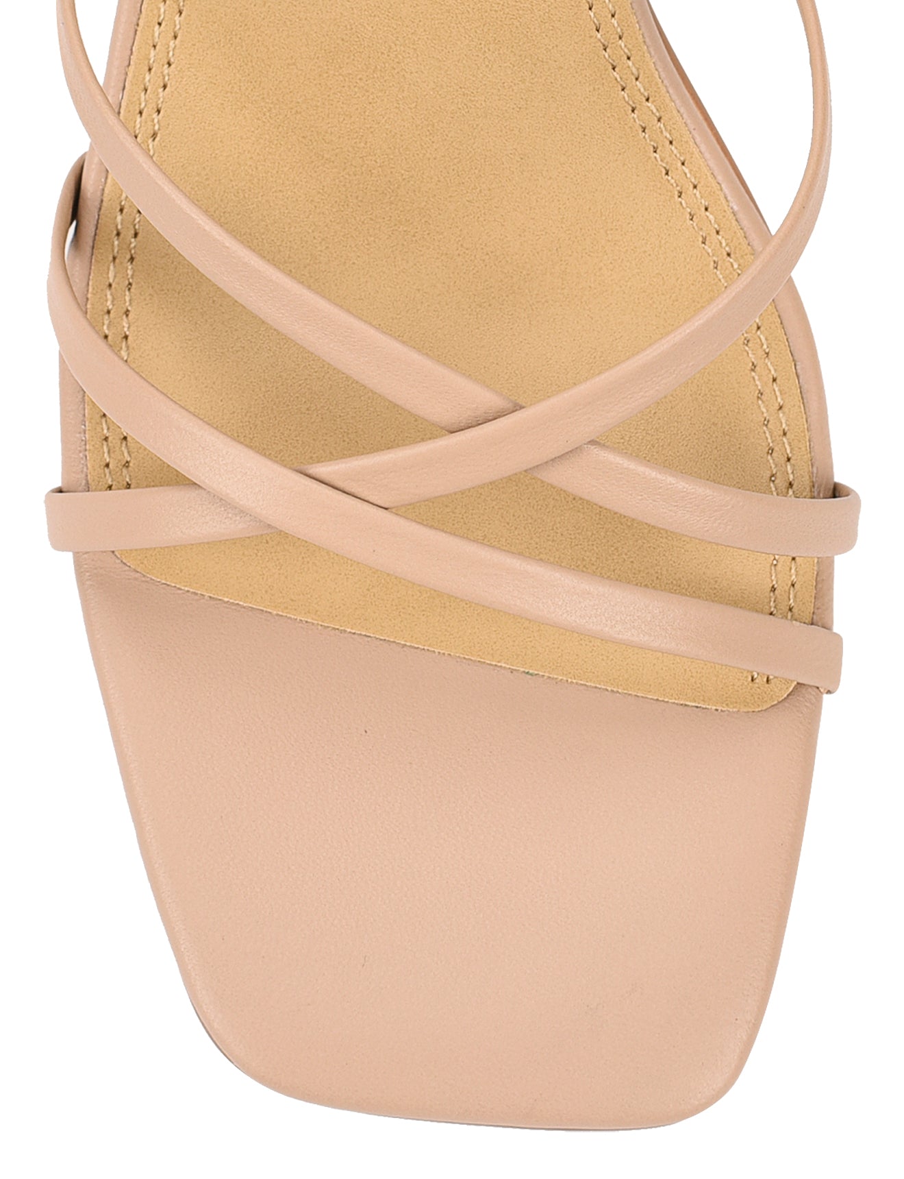 Straus Block Heel Sandals for Women - Comfortable Seashell Leather Summer Shoes - Perfect for Beach Weddings, Vacations & Casual Outings