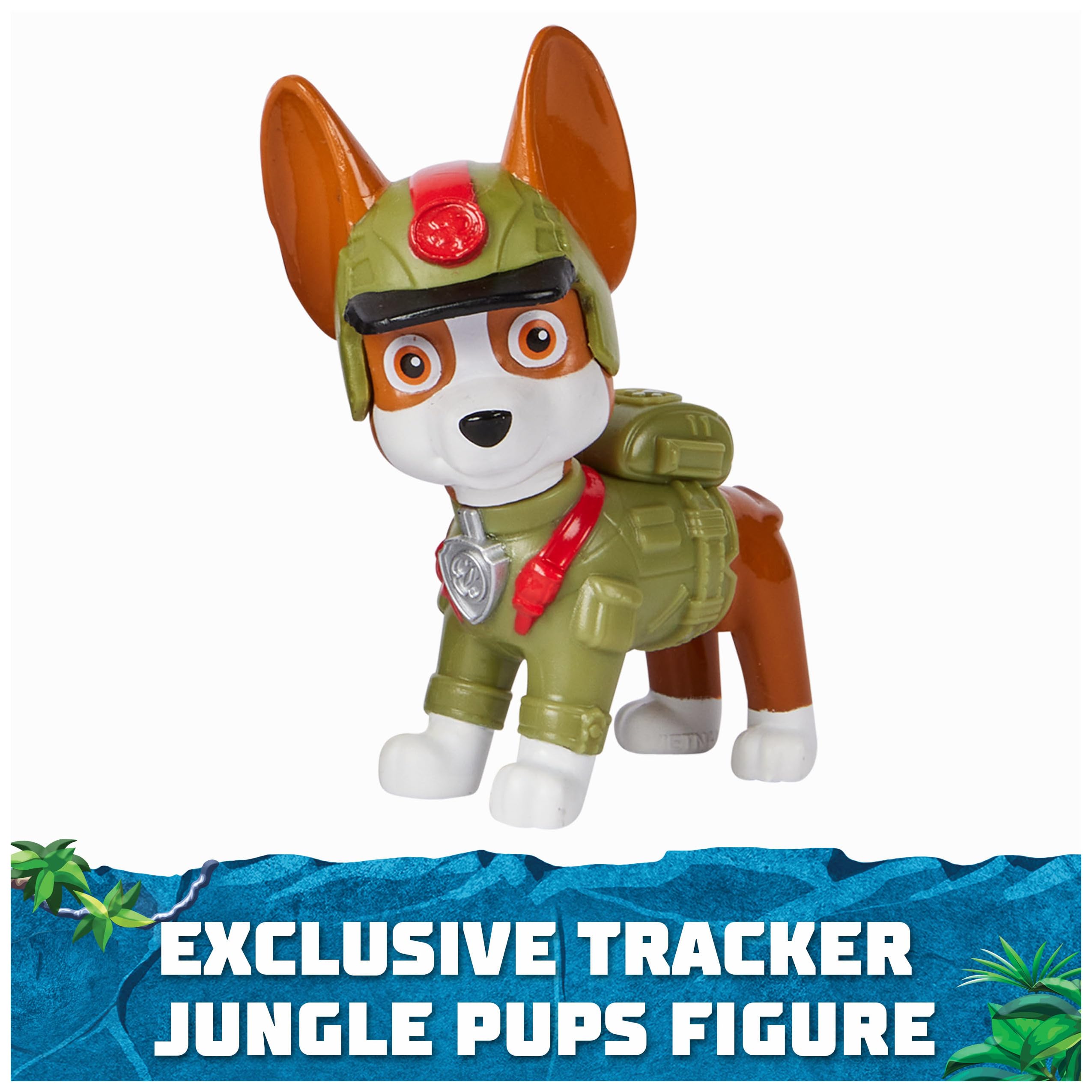 PAW Patrol Jungle Pups Toy Truck with Tracker Figure - Kids Gift for Ages 3+ | Outdoor Play & Collectible Fun