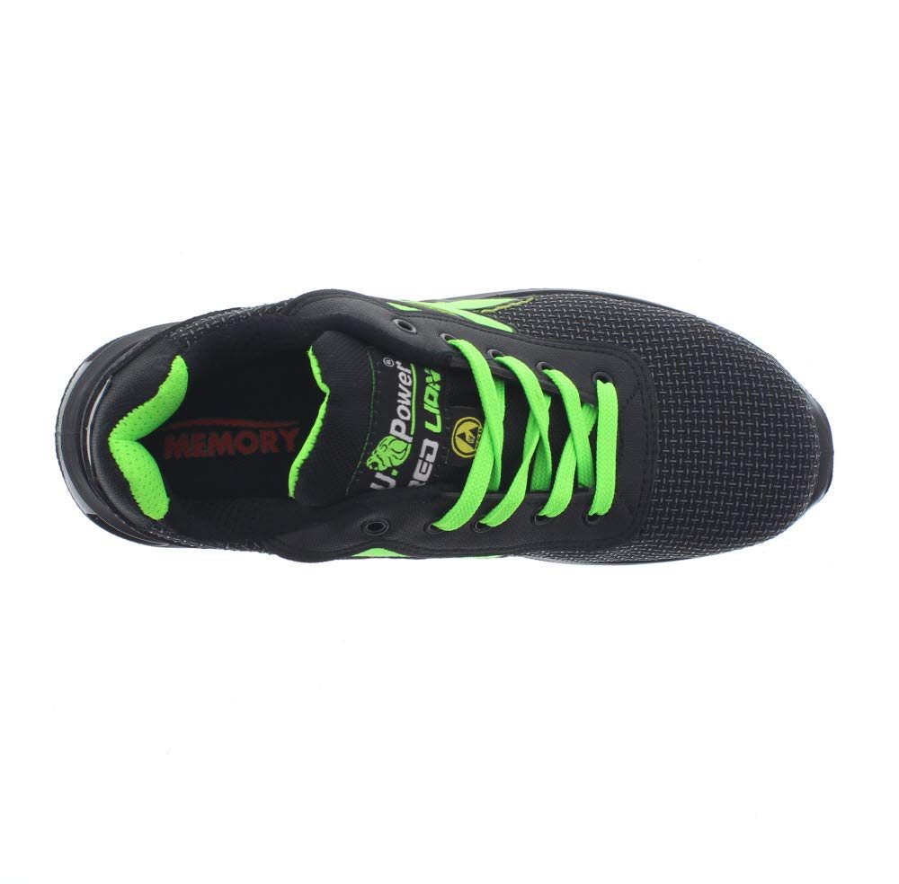 U-Power Strong S3 SRC Safety Shoes - Unisex Adult Work Boots with Steel Toe & Slip-Resistant Sole for Construction, Warehouse & Industrial Use