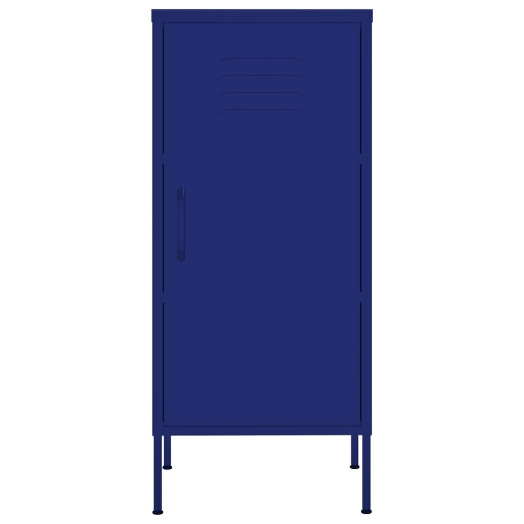 Navy Blue Steel Storage Cabinet 16.7