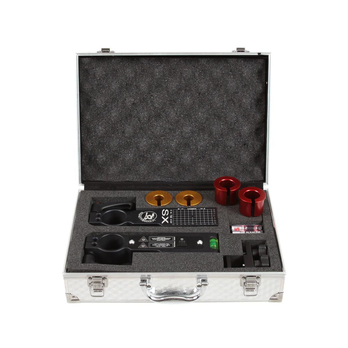 Laser Wheel Alignment Kit for Cars & Trucks - 17mm & 25mm Adapters - Perfect for DIY Auto Repair & Garage Maintenance