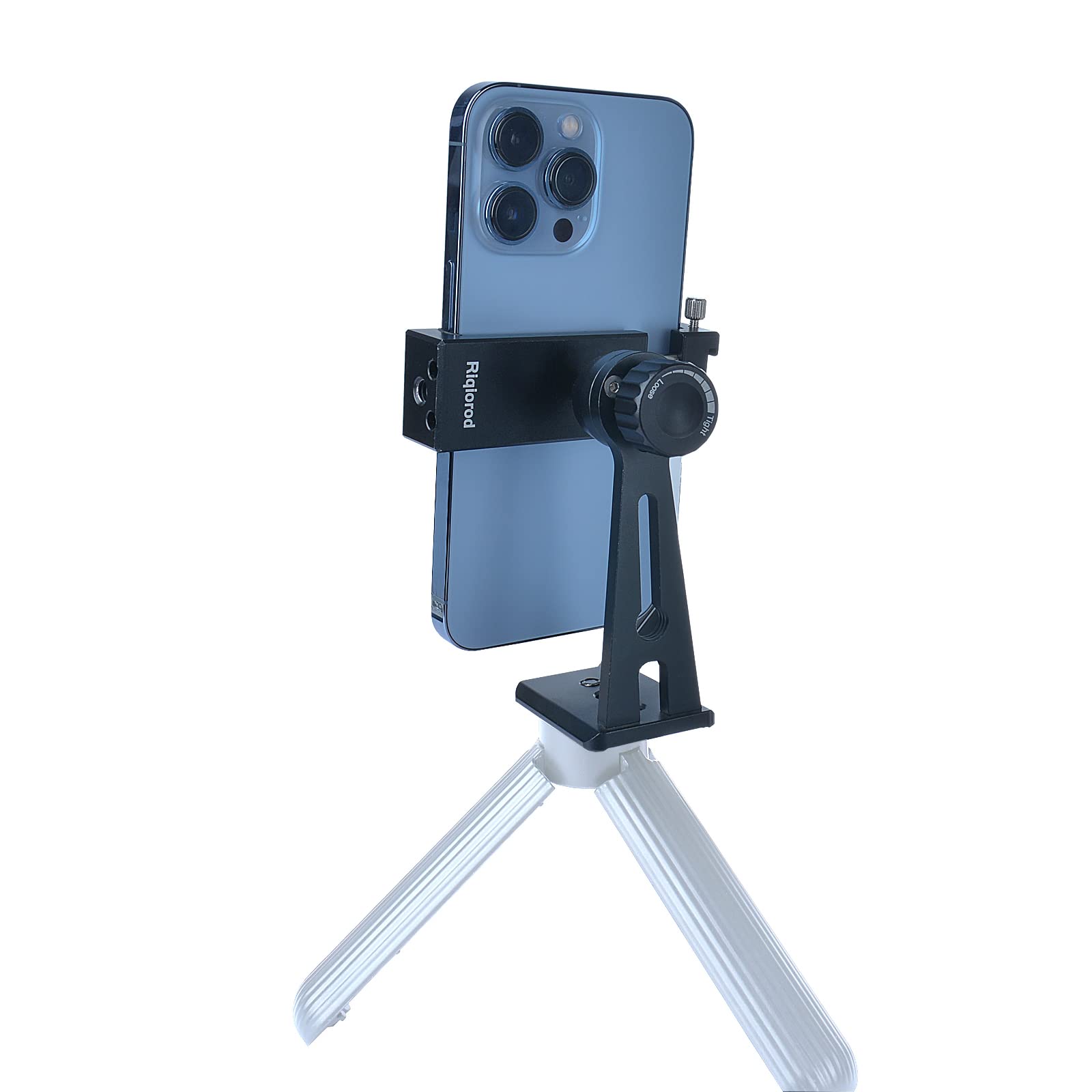 Universal Phone Tripod Mount with Wireless Remote Control - Compatible with iPhone, Samsung, LG, HTC, Google Pixel - Perfect for Selfies, Live Streaming, Vlogging & Video Recording