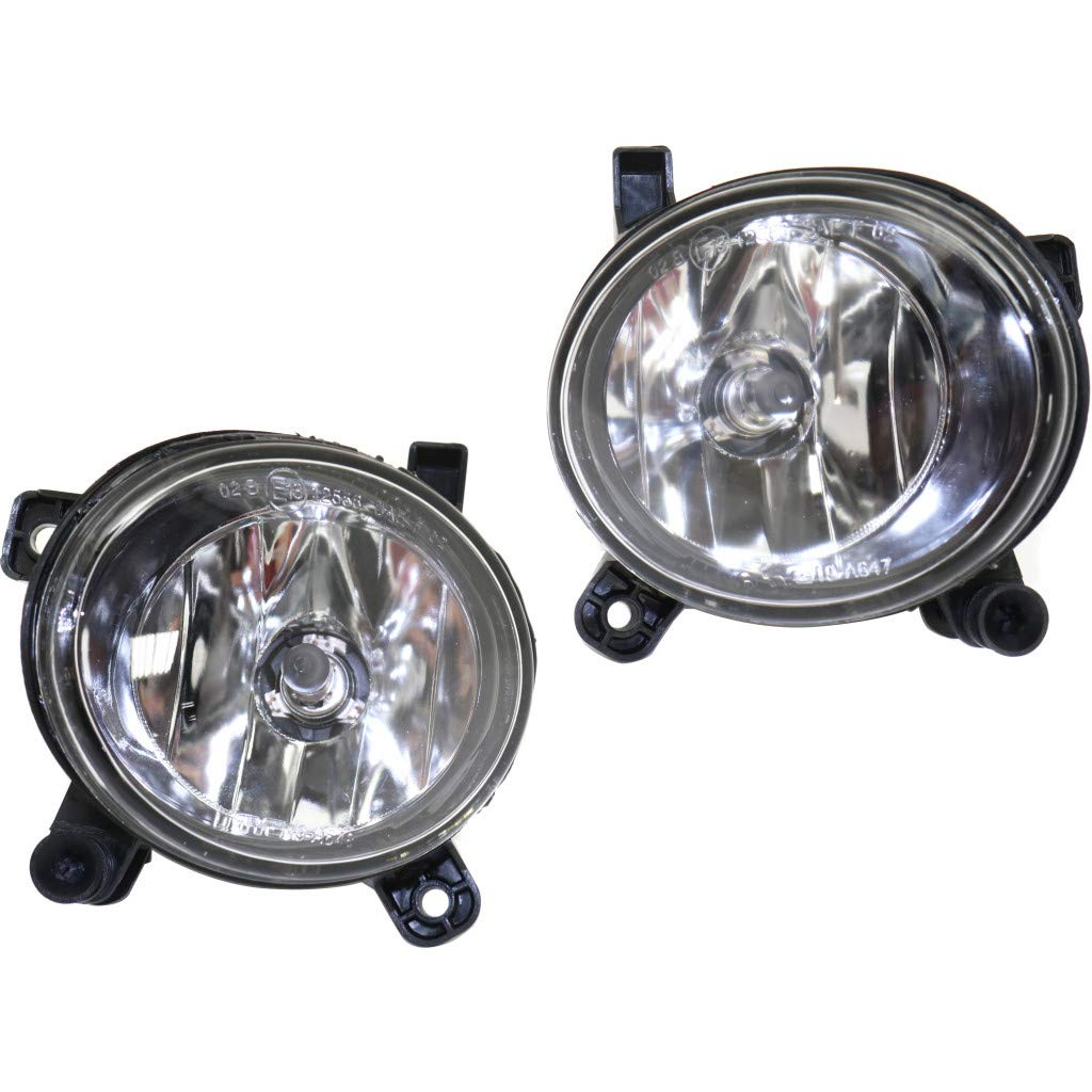 2009-2014 Audi Q5 Fog Light Assembly Pair - DOT Certified Replacement with Bulbs (Driver & Passenger Side) | AU2592115, AU2593115 | Perfect for Night Driving and Foggy Conditions