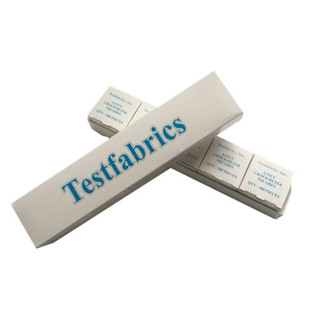 AATCC Standard Friction Paper - 1000pcs Dry/Wet Rubbing Cotton Cloth for Color Fastness Testing | Crockmeter Tester | Textile Color Transfer Evaluation | Ideal for Fabric Labs & Quality Control