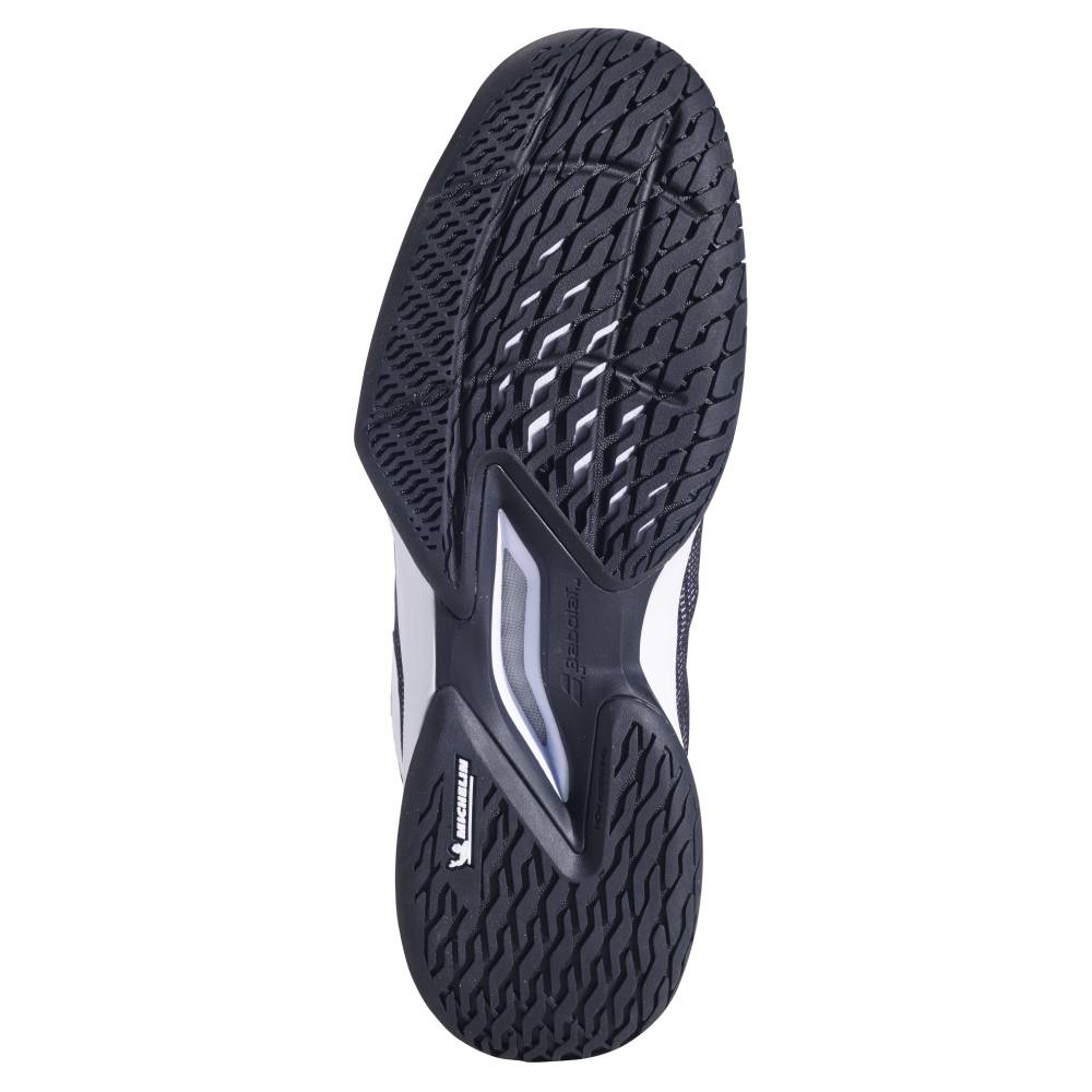 Babolat Jet Tere 2 AC Men's Tennis Shoes - Lightweight & Durable Performance Court Shoes for Men (Black/White) - Perfect for Competitive Matches & Training Sessions