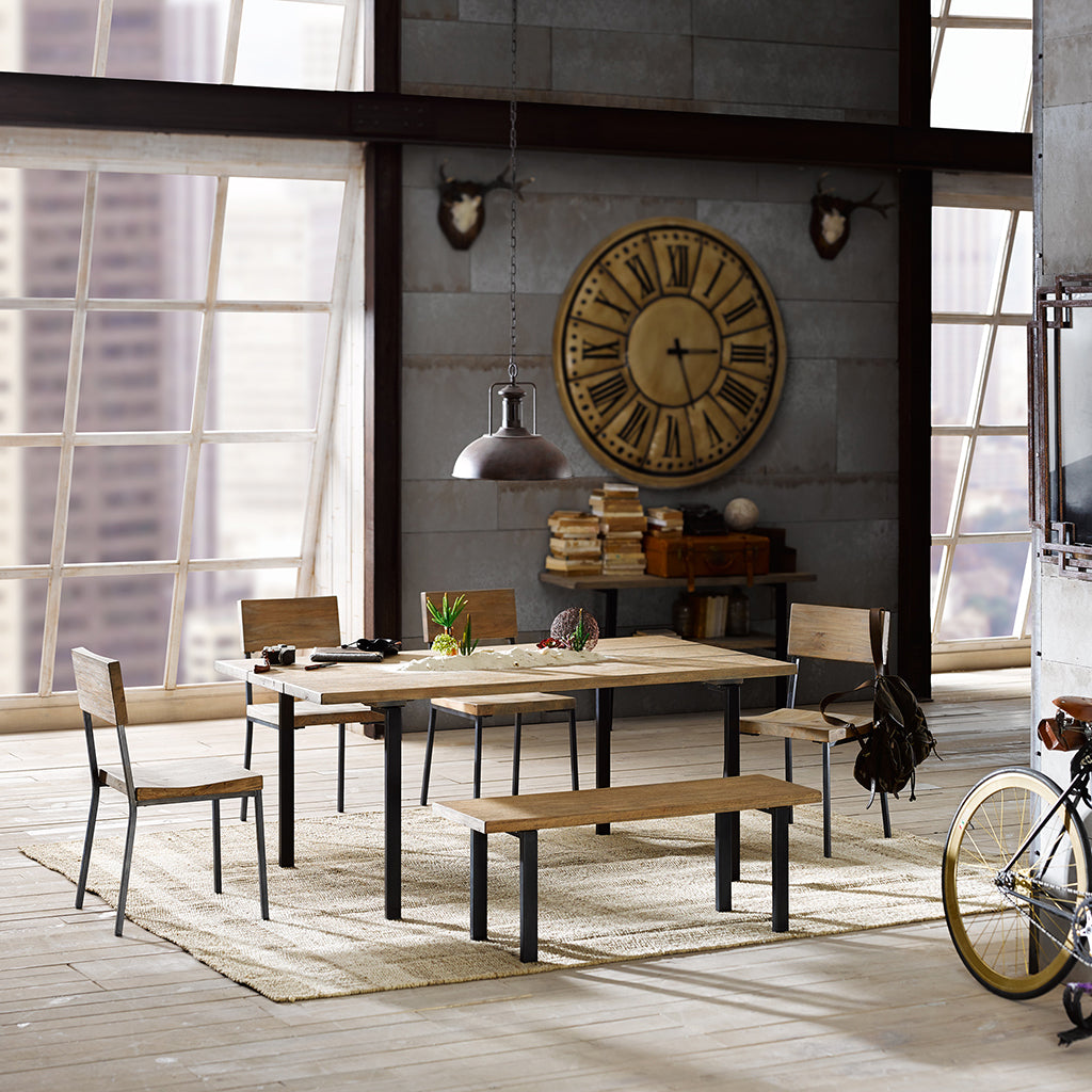 Modern Dining Chairs Set of 2 - Sturdy Wooden Kitchen Chairs with Padded Seats - Perfect for Dining Room, Kitchen, Breakfast Nook & Small Spaces