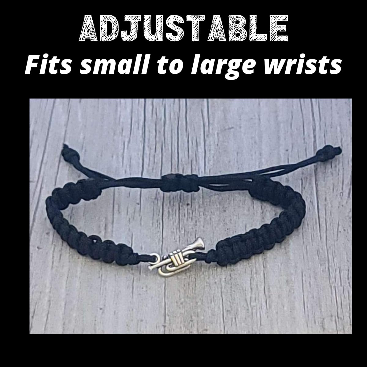 Trumpet Bracelet for Women & Teens - Infinity Collection Music Jewelry, Perfect Marching Band Gift for Musicians & Music Lovers | Ideal for Concerts, Performances & Everyday Wear