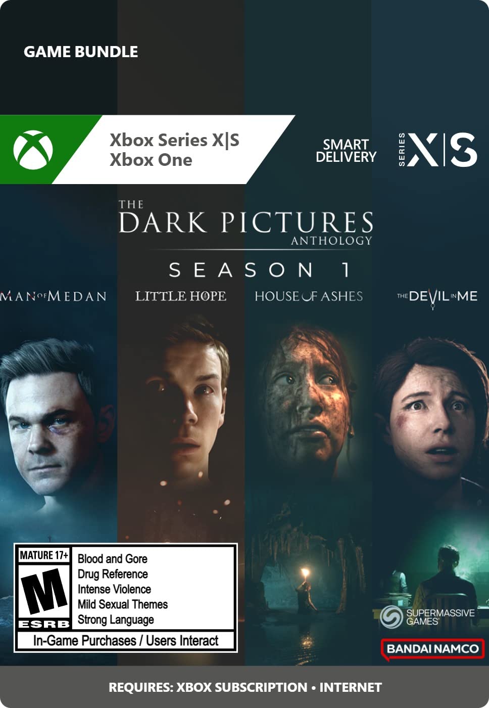The Dark Pictures Anthology: Season One - Xbox Digital Download Code | Horror Game Bundle for Thrilling Multiplayer & Single-Player Adventures