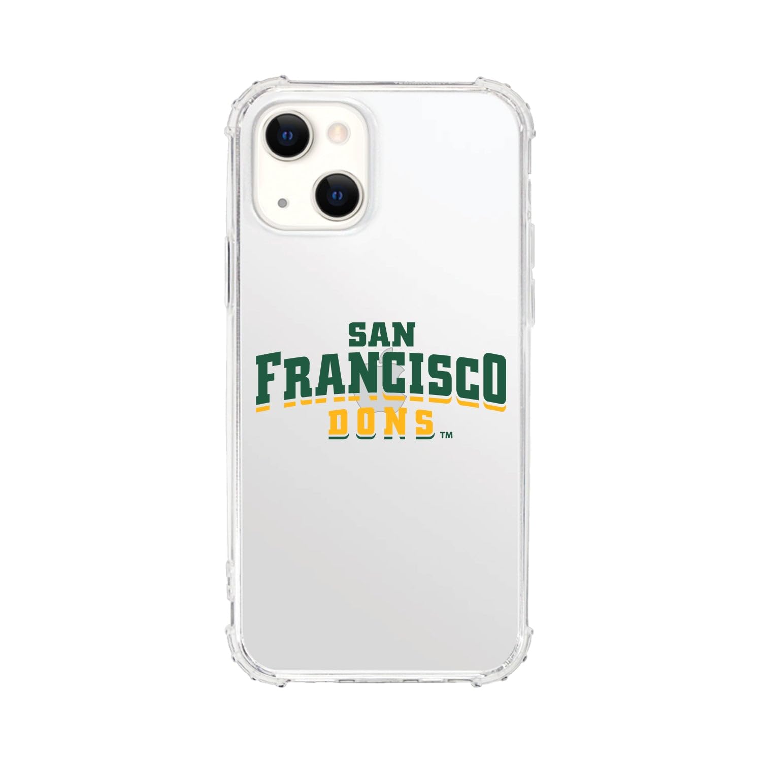 OTM Essentials Durable Phone Case for iPhone 11 - Shockproof Tough Edge Protection - University of San Francisco Design - Classic White - Perfect for College Students & Alumni