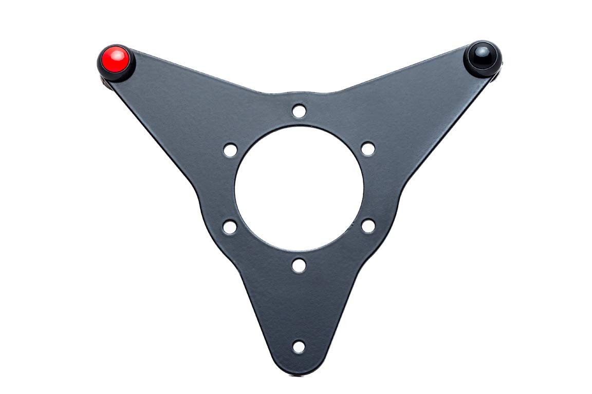 UTV INC 6 Bolt Steering Wheel Kit with Momentary Horn & PTT Push Button Switch - Universal Fit for Off-Road Vehicles, ATV, UTV & Side by Side - Perfect for Racing, Trail Riding & Off-Road Adventures