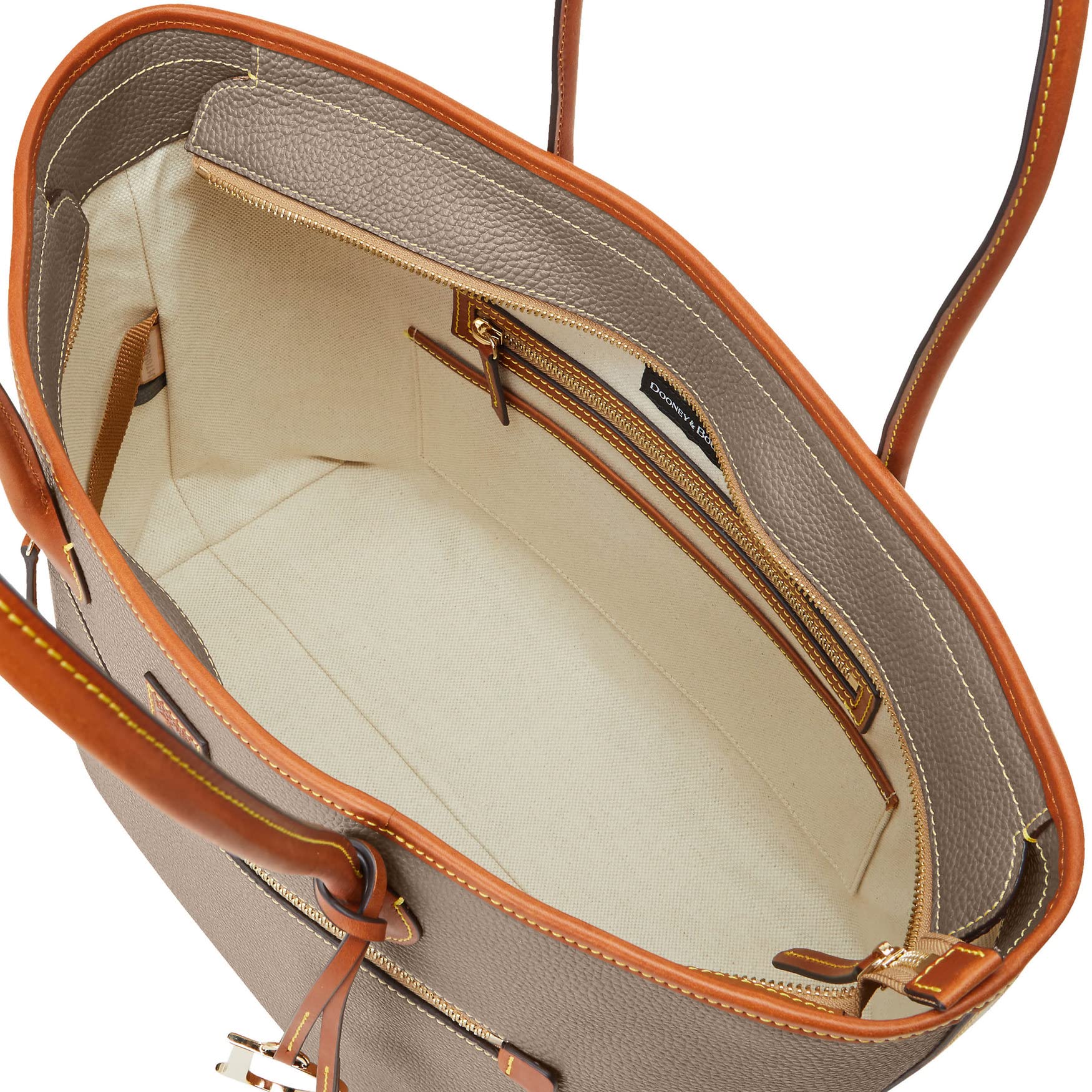Dooney & Bourke Large Leather Tote Bags for Women - Spacious Zippered Tote with Adjustable Shoulder Straps | Perfect for Work, Travel & Everyday Use