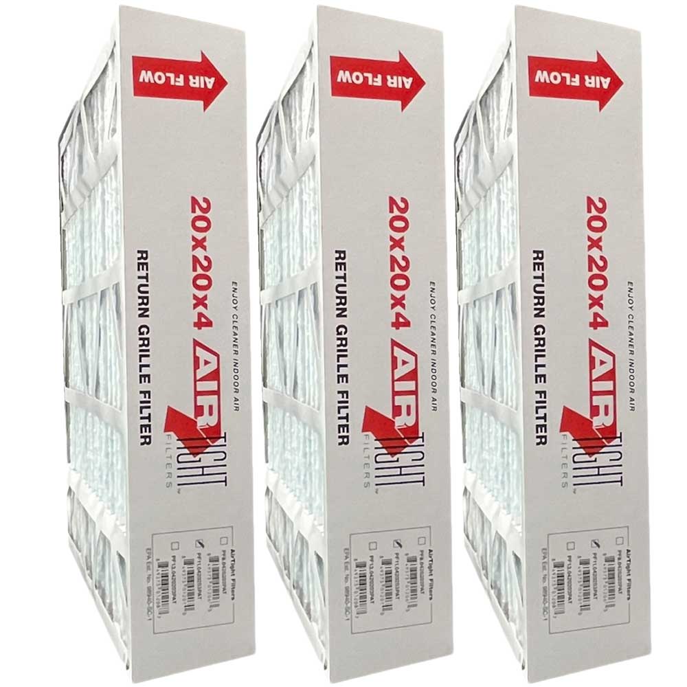 Honeywell FC40R1003 20x20x4 MERV 11 Air Filter - 3 Pack | Compatible with Return Grille Systems | Improves Indoor Air Quality for Homes & Offices
