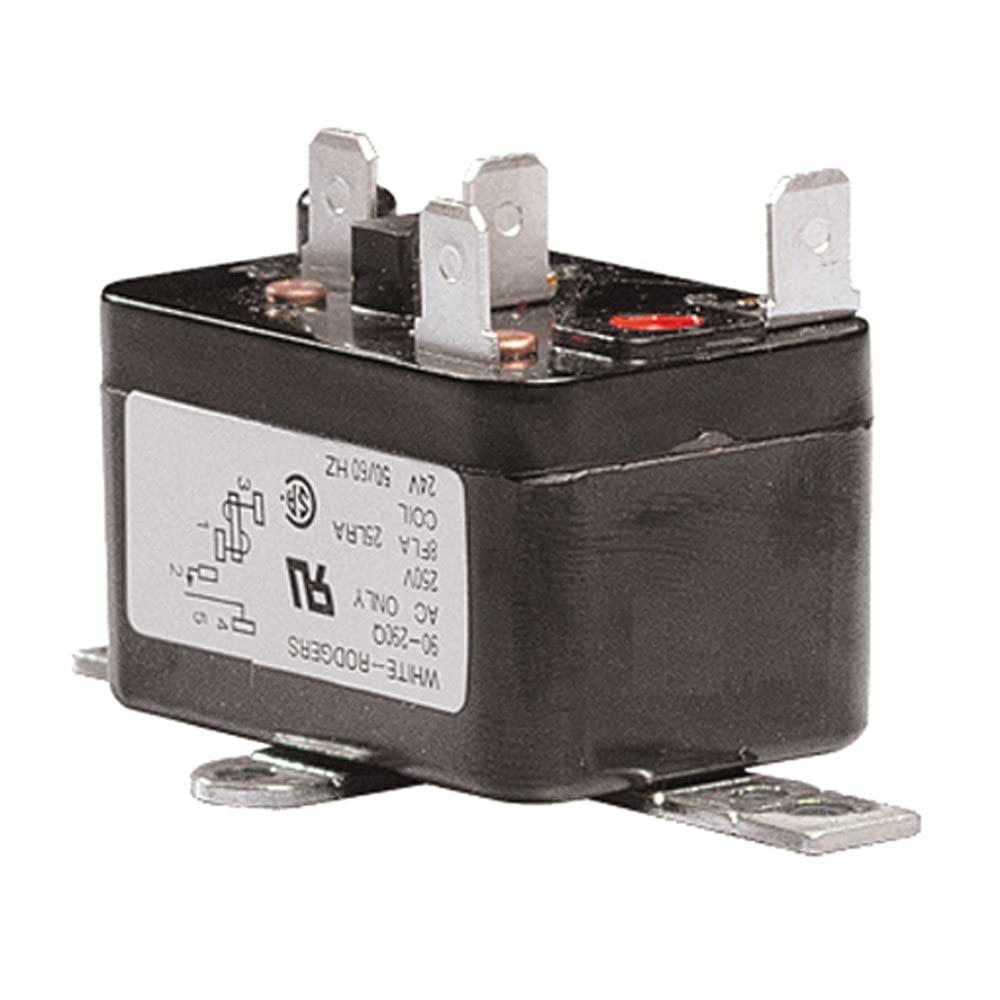 Emerson 90-290Q SPST Fan Relay Thermostat - HVAC Replacement Part for Home & Commercial Heating Cooling Systems