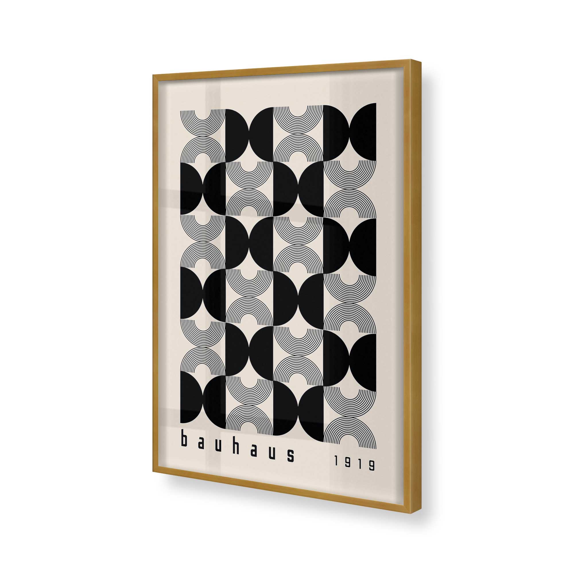 Bauhaus Patterned Precision Print - Modern Abstract Art for Home Decor, Office & Gift Ideas | Wall Art, Poster, Canvas Print