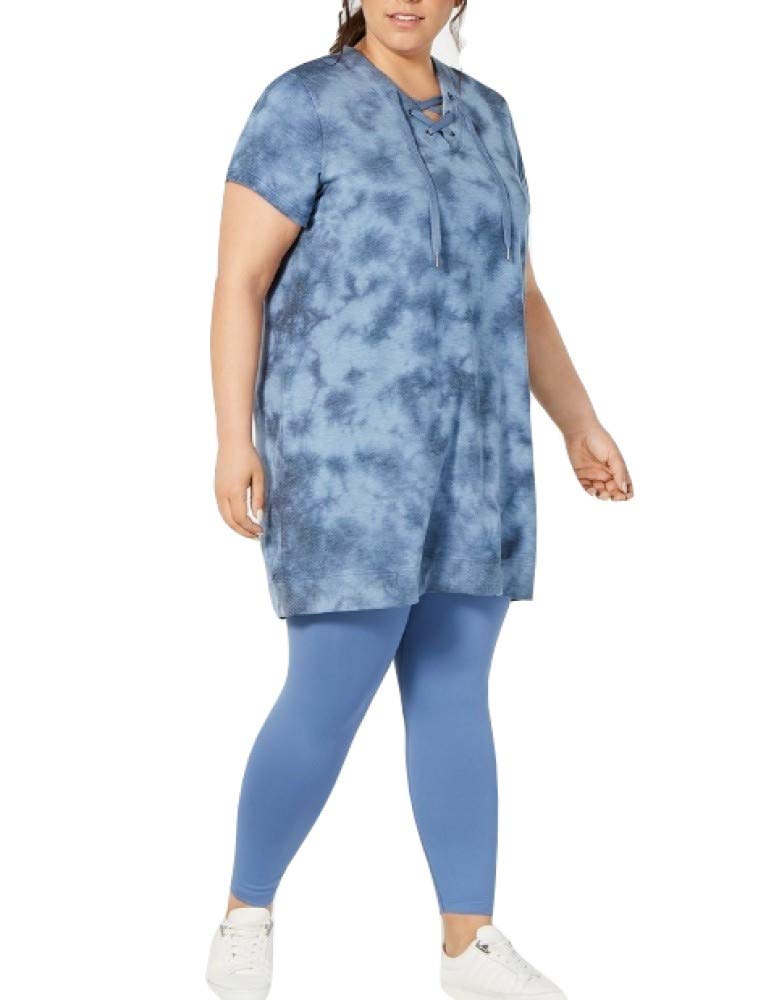 Ideology Women's Plus Size Fitness Workout Tunic Top - Comfortable & Stylish Gym Wear for Yoga, Running & Active Lifestyle