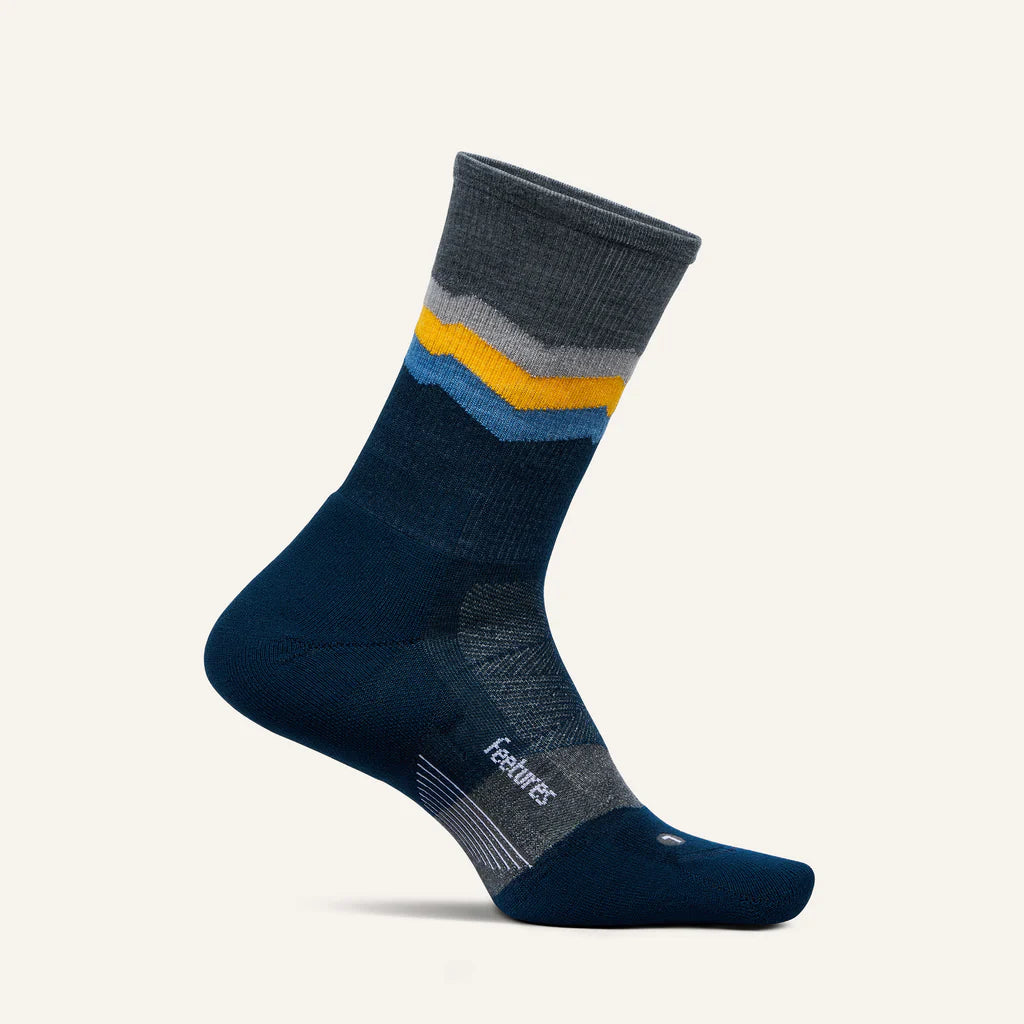 Feetures Merino 10 Max Cushion Mini Crew Socks - Ultra Soft Wool Hiking & Running Socks for Men & Women - Perfect for Outdoor Adventures, Gym Workouts & Daily Comfort
