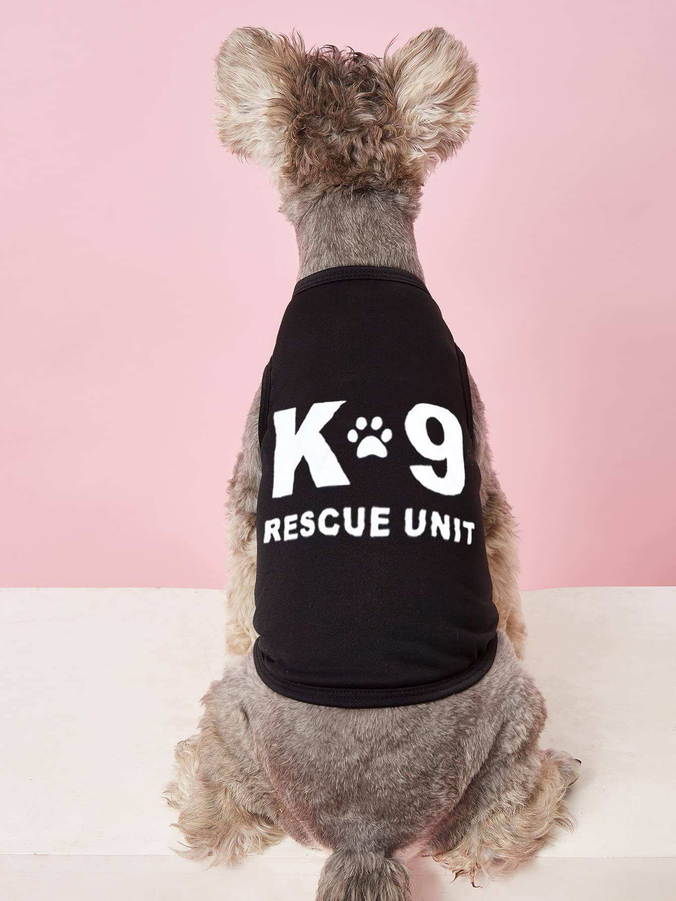 4 Pack Small Dog T-Shirts for Puppy Boys - Black Pet Clothes for Male Dogs | Perfect for Daily Wear, Outdoor Adventures & Photo Shoots