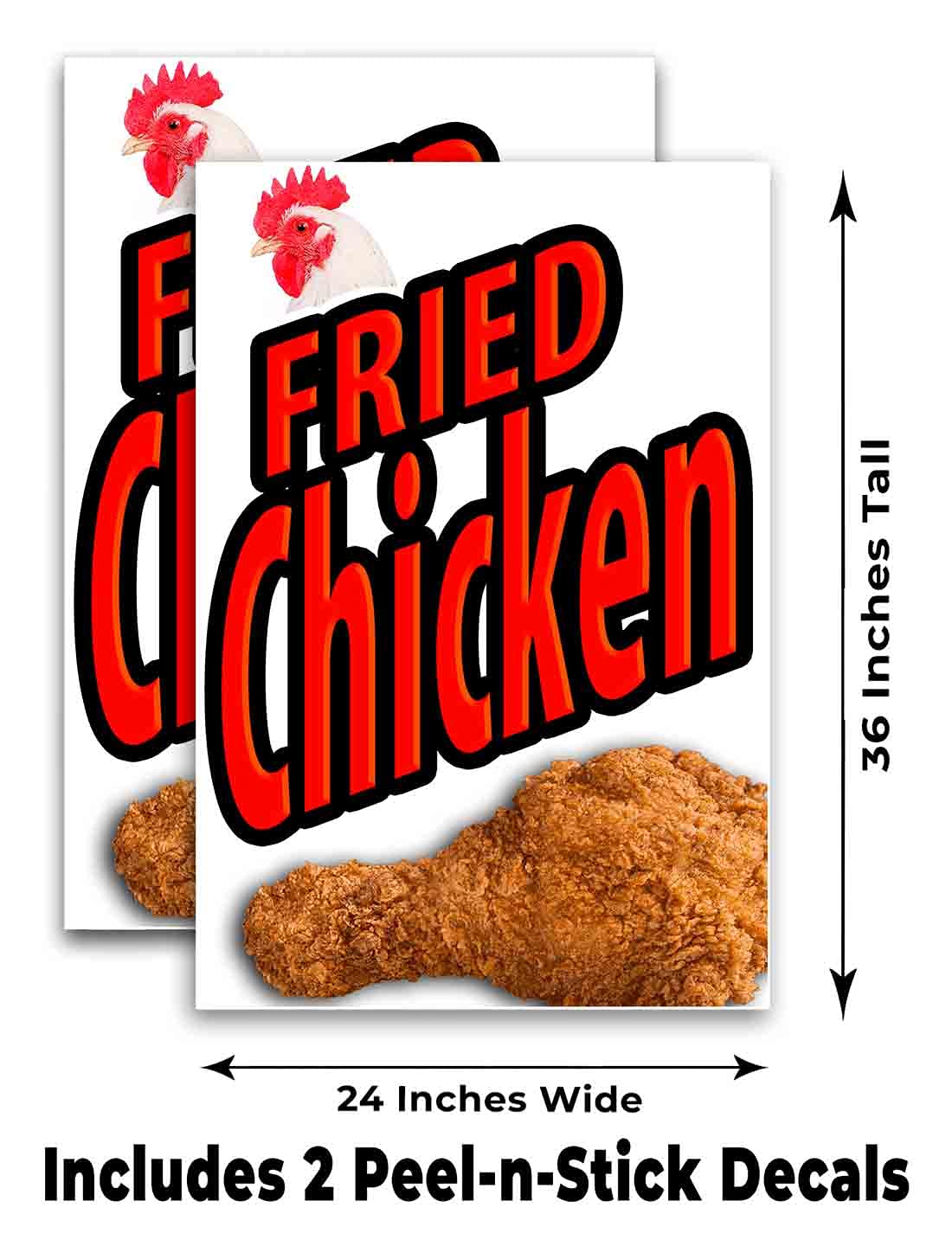 Fried Chicken Vinyl Decal (24