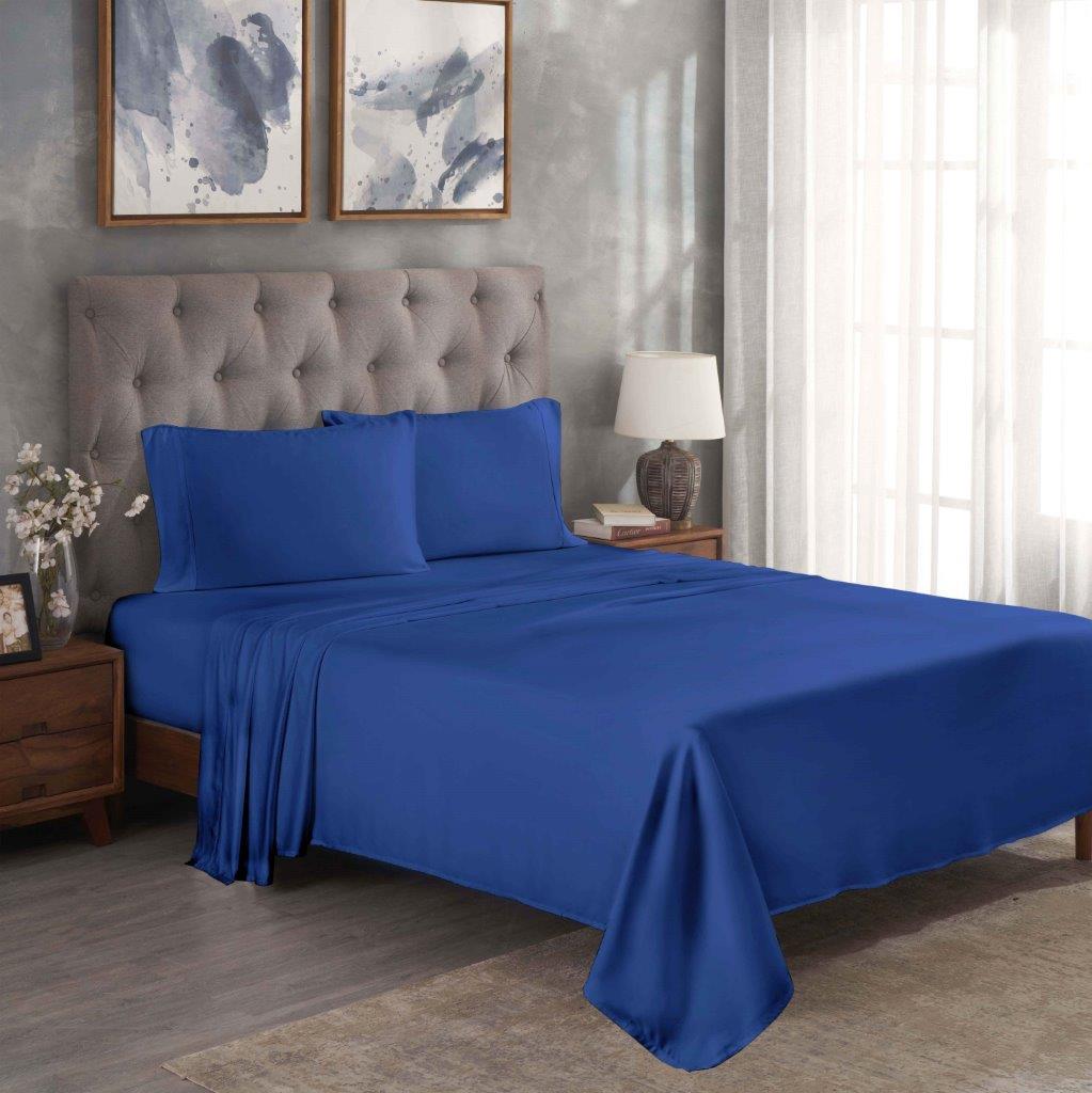 Premium 300 Thread Count Modal Deep Pocket Sheet Set - Soft & Breathable Bedding for Ultimate Comfort - Perfect for Master Bedroom, Guest Room, or Vacation Home