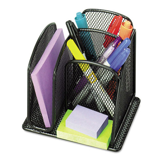 3-Tier Black Wire Mesh Mini Organizer - 6