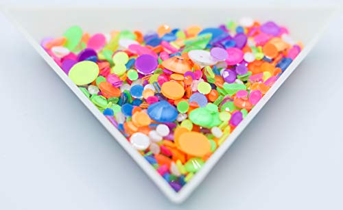 Luminous Crystal AB Rhinestones for Nail Art - 1440pcs Mix Colors | Perfect for 3D Nail Decor & DIY Crafts