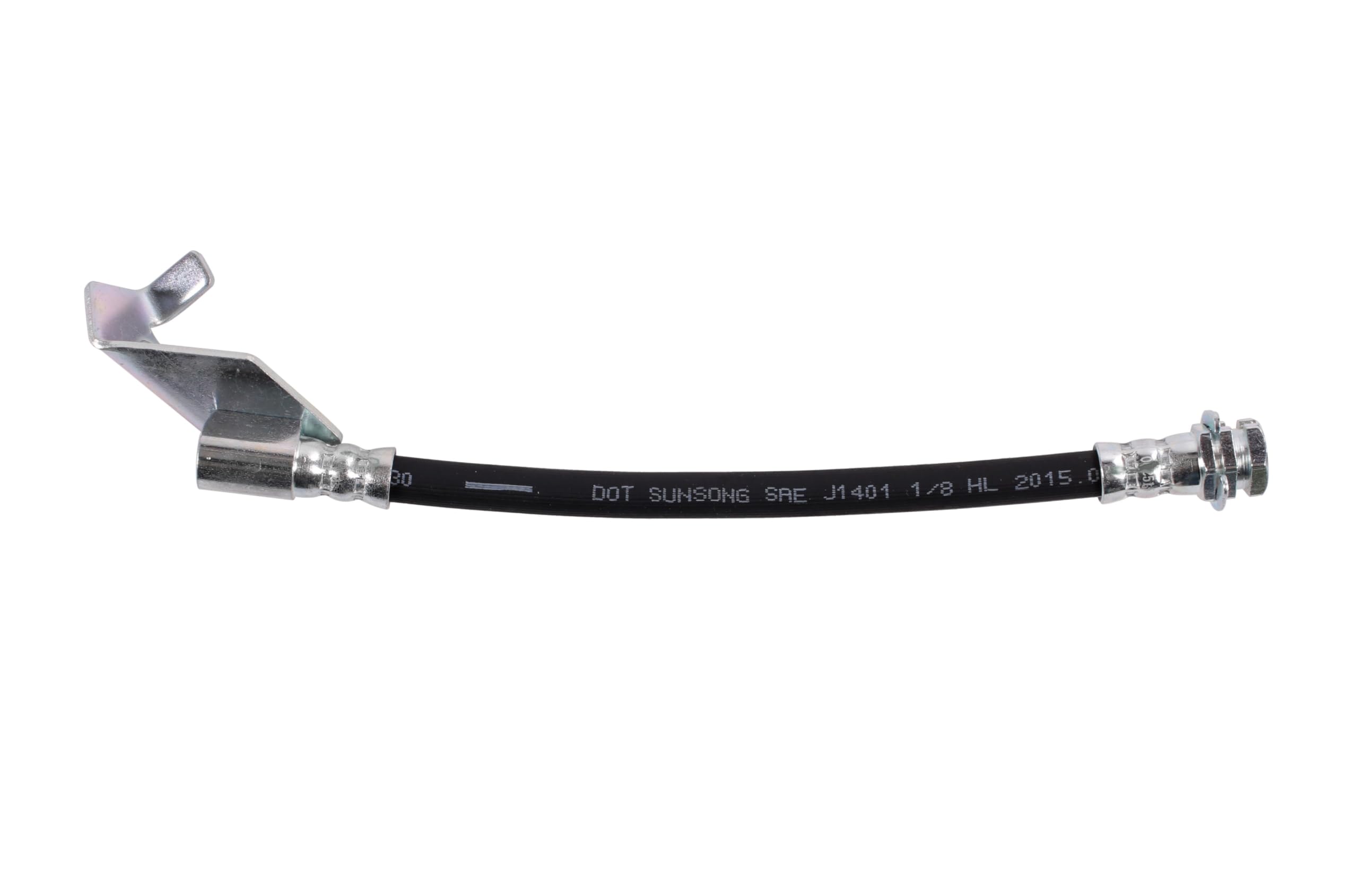 Sunsong 2206458 Brake Hydraulic Hose - High Performance Replacement for Trucks & SUVs - Durable DOT Approved Brake Line for Off-Roading, Towing & Heavy-Duty Use