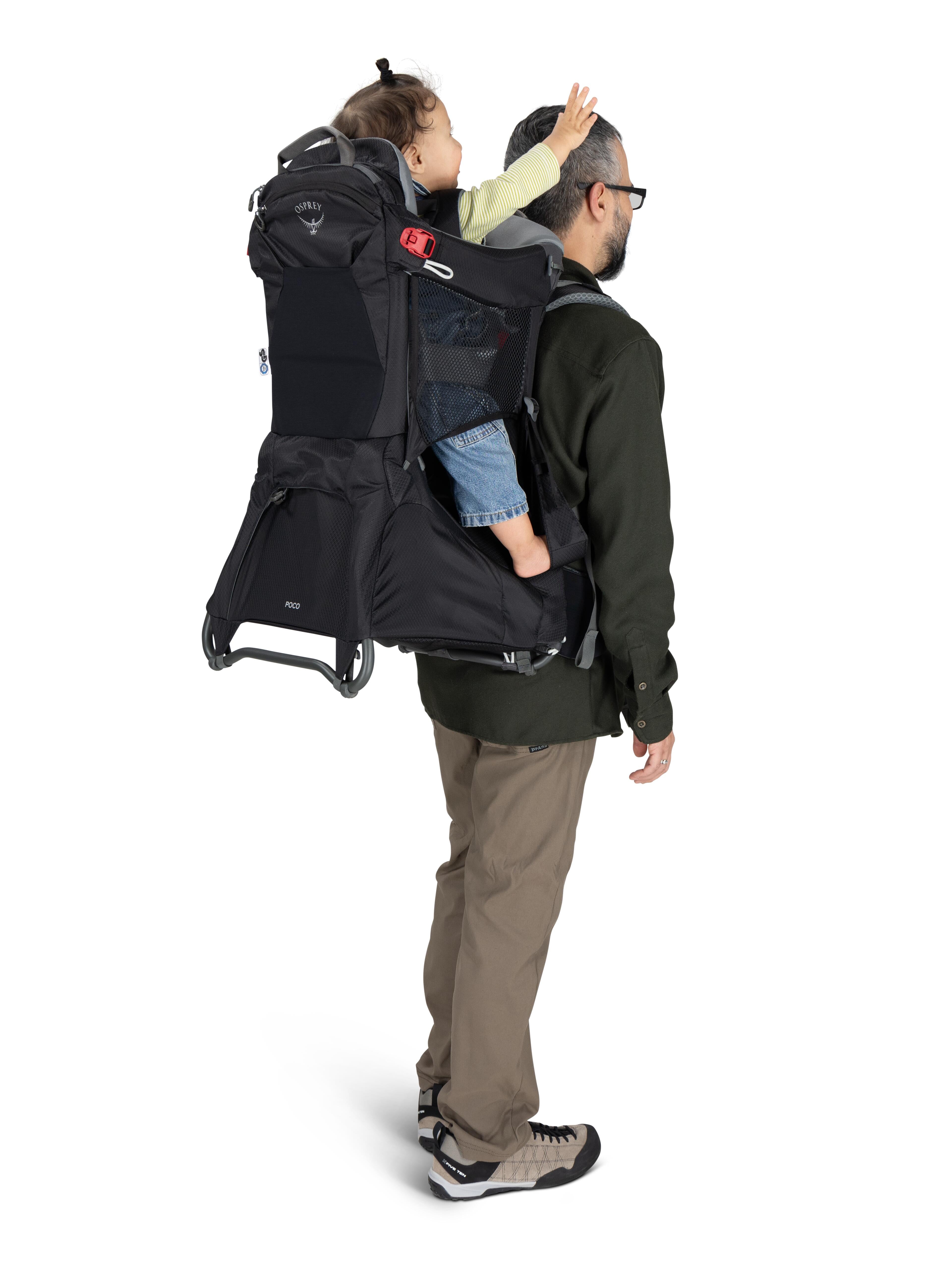 Osprey Poco Premium Child Carrier Backpack - Lightweight & Ergonomic Hiking Baby Carrier for Outdoor Adventures | Perfect for Hiking, Travel & Family Camping Trips