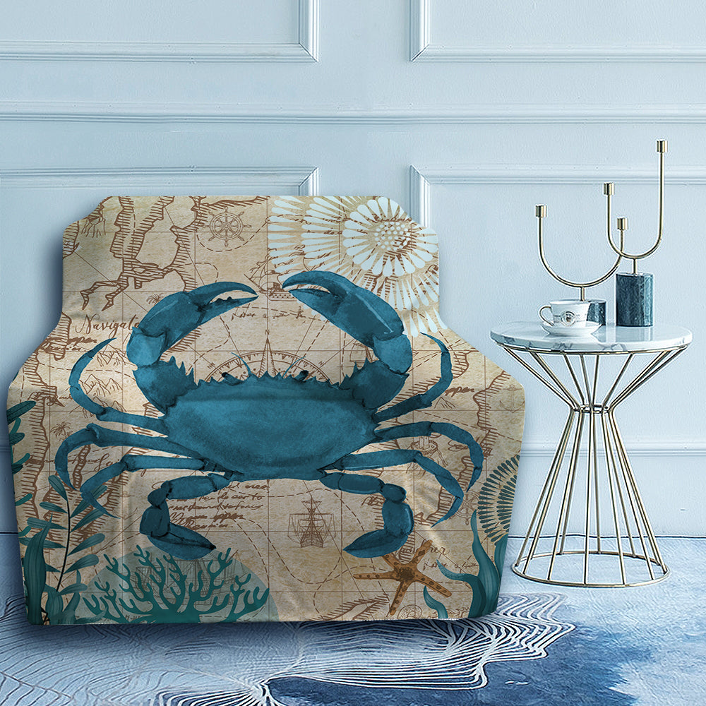 Stylish Crab Love Armchair Cover - Soft & Durable Slipcover for Living Room, Bedroom, Office - Perfect for Home Decor & Furniture Protection