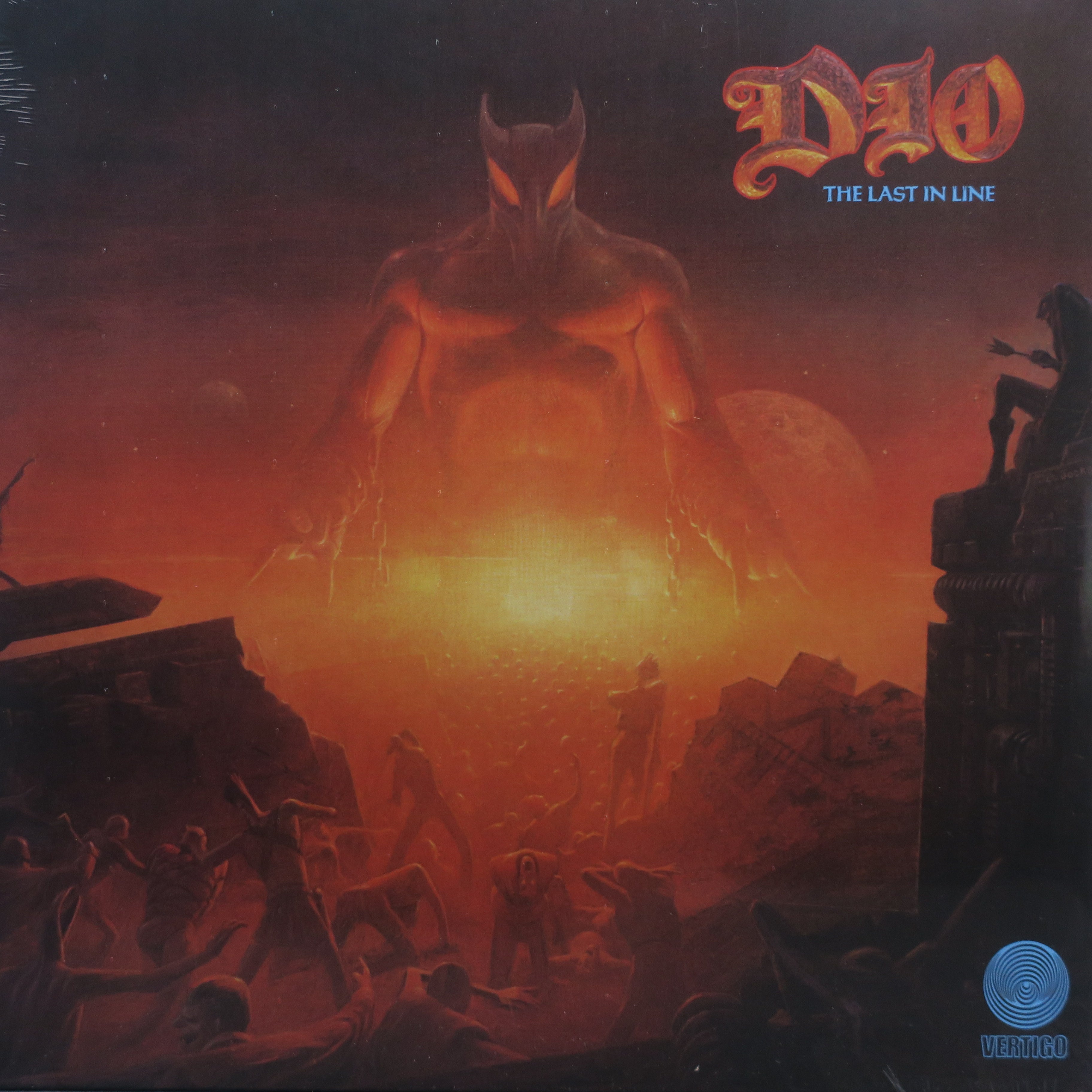 DIO 'Last In Line' Vinyl Record LP Album - Heavy Metal Music Collectible for Home Decor & Music Lovers