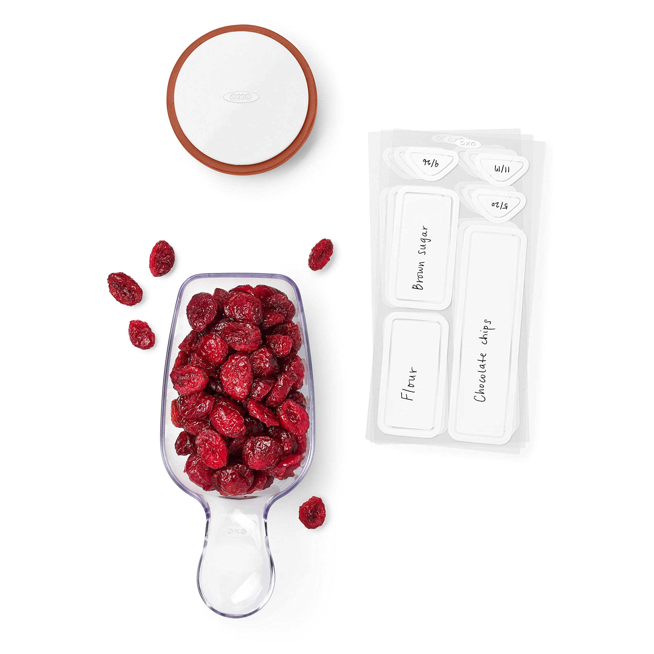 OXO Good Grips 3-Piece POP Container Starter Set - Airtight Food Storage Accessories for Kitchen Pantry Organization | Perfect for Flour, Sugar & Dry Goods