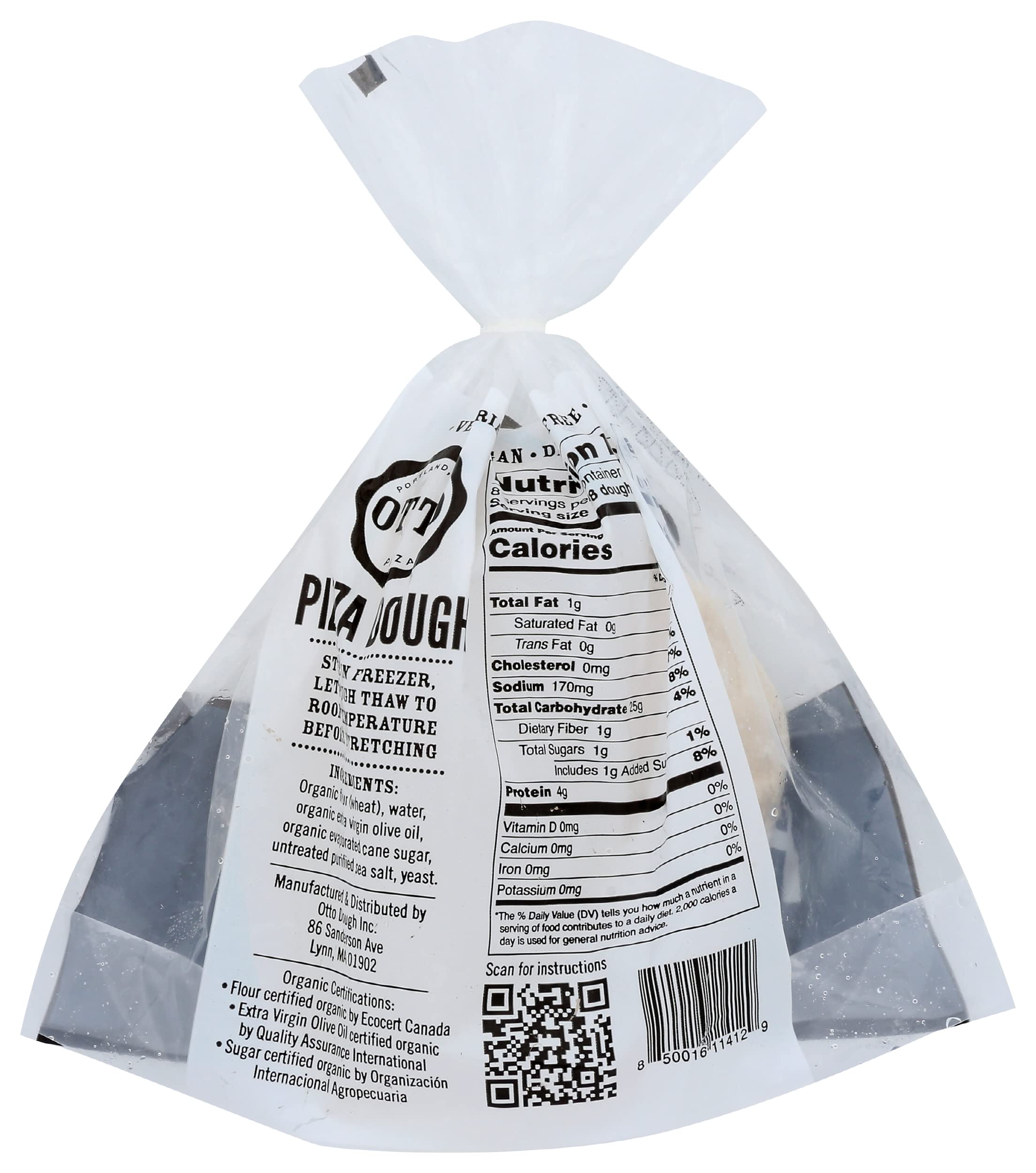OTTO Pizza Dough Ball - 16 oz Fresh Pizza Dough for Homemade Pizza Making | Perfect for Family Pizza Nights & Italian Cooking at Home
