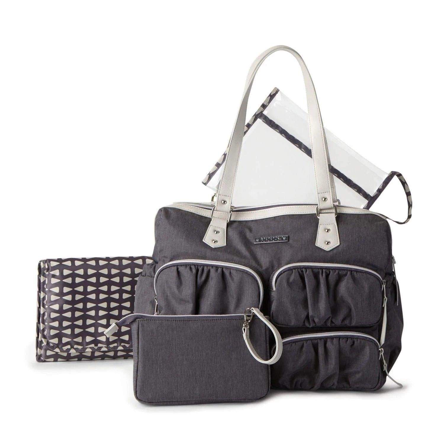 Bananafish Aria Stylish Diaper Bag for Women - Waterproof & Spacious Baby Bag for Travel, Outings & Everyday Use