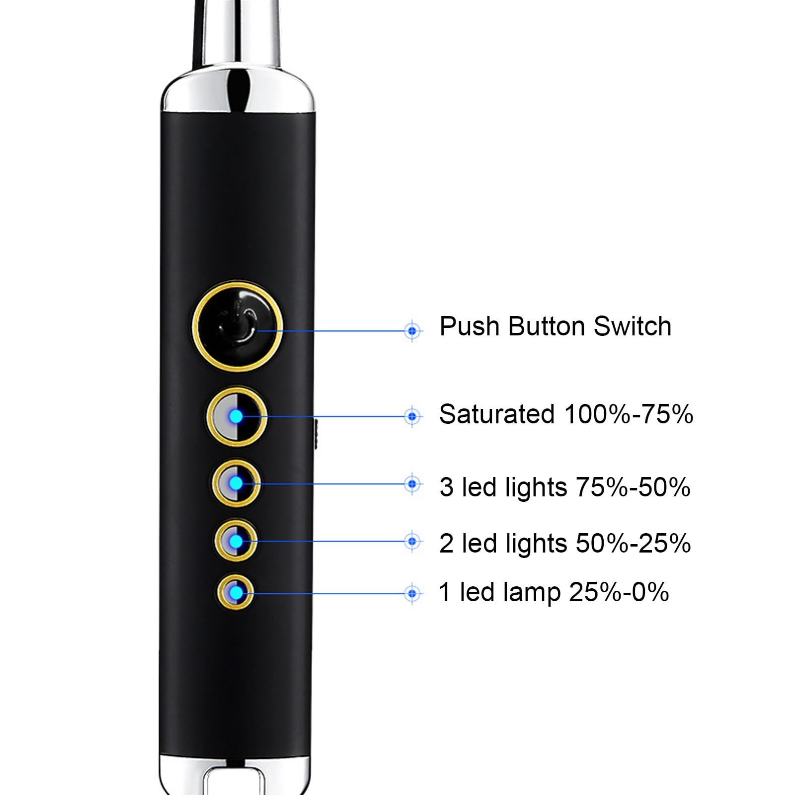 USB Rechargeable Arc Candle Lighter - Safe Kitchen Gas Stove Lighter with Pulse Ignition & Safety Switch (Silver) | Perfect for Candles, Fireplaces, BBQs & Camping