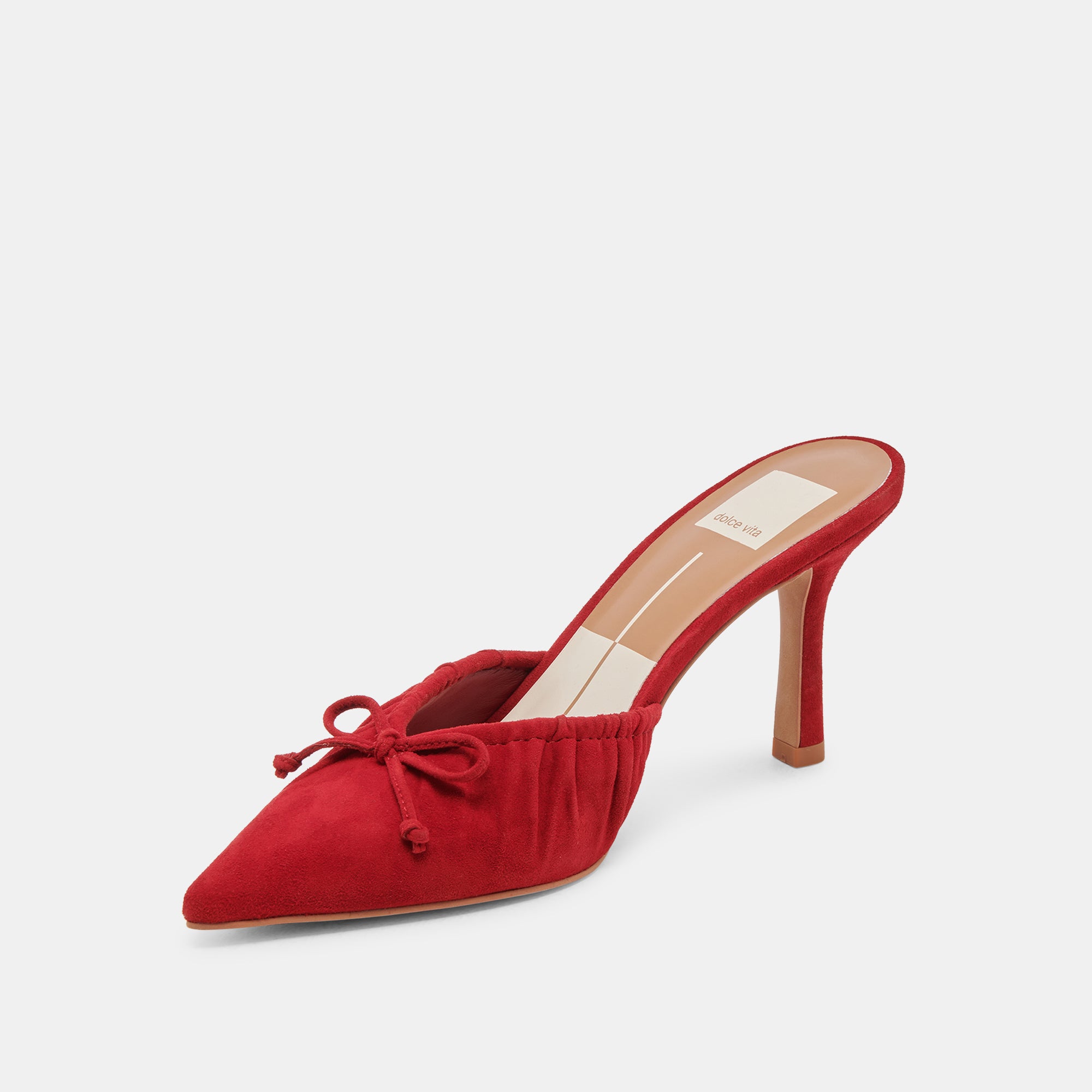KAIRI Women's High Heels - Crimson Suede Pumps for Party, Wedding & Evening Wear - Stylish Dress Shoes for Women