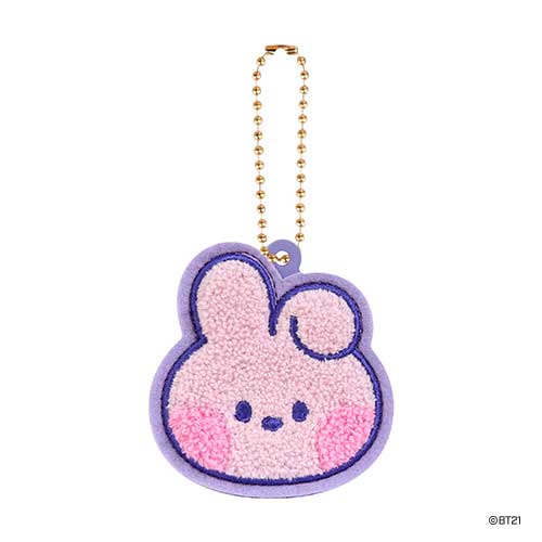 BT21 MININI BOUCLE Keychain - Cute K-Pop Character Keyring for Bags, Backpacks & Gifts | Official Licensed Merchandise