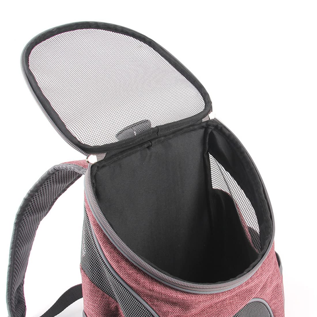 Breathable Pet Carrier Backpack for Dogs & Cats - Portable Travel Bag for Autumn & Winter Outings - Perfect for Hiking, Shopping & Vet Visits